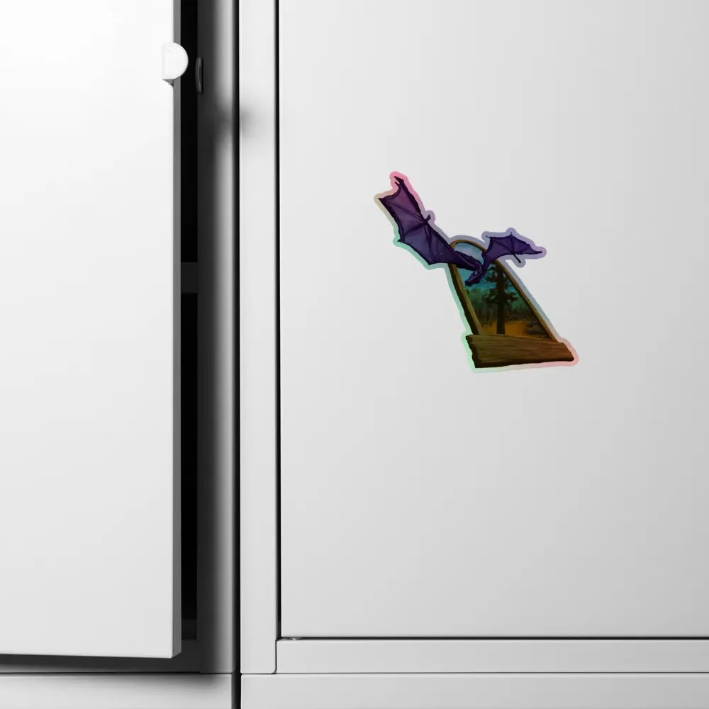 Dragon Plane Meld - Holographic Sticker product image (7)