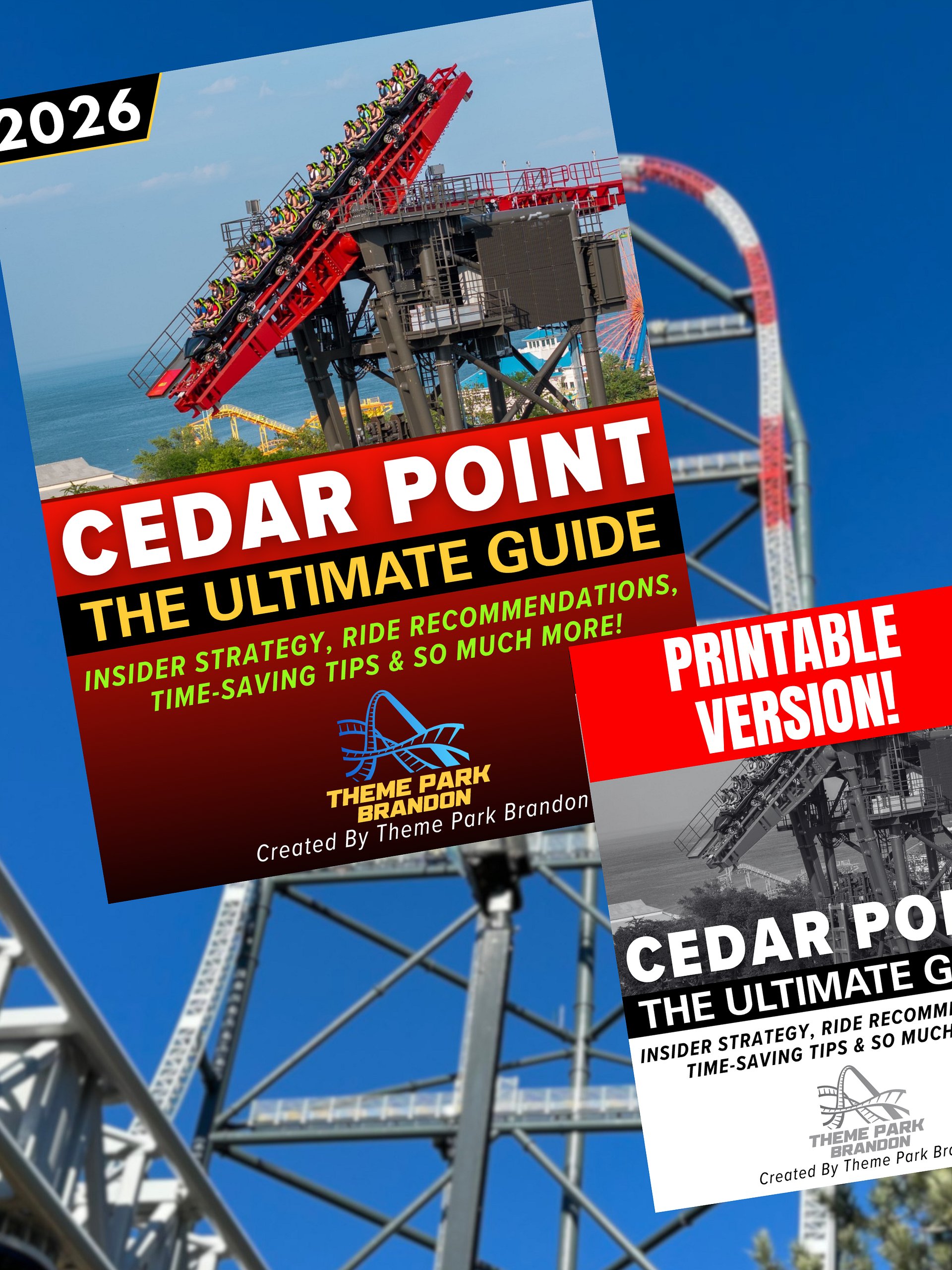 Cedar Point Ultimate Guide 2026 | 84-Page Printable Digital PDF + Printer-Friendly Edition, Instant Download product image (1)