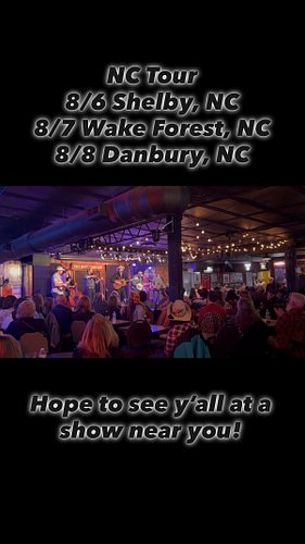 Catch me and the band LIVE in NC this week !

8/6 @earlscruggscenter 
8/7 @wakeforestlistening 
8/8 @stokesarts