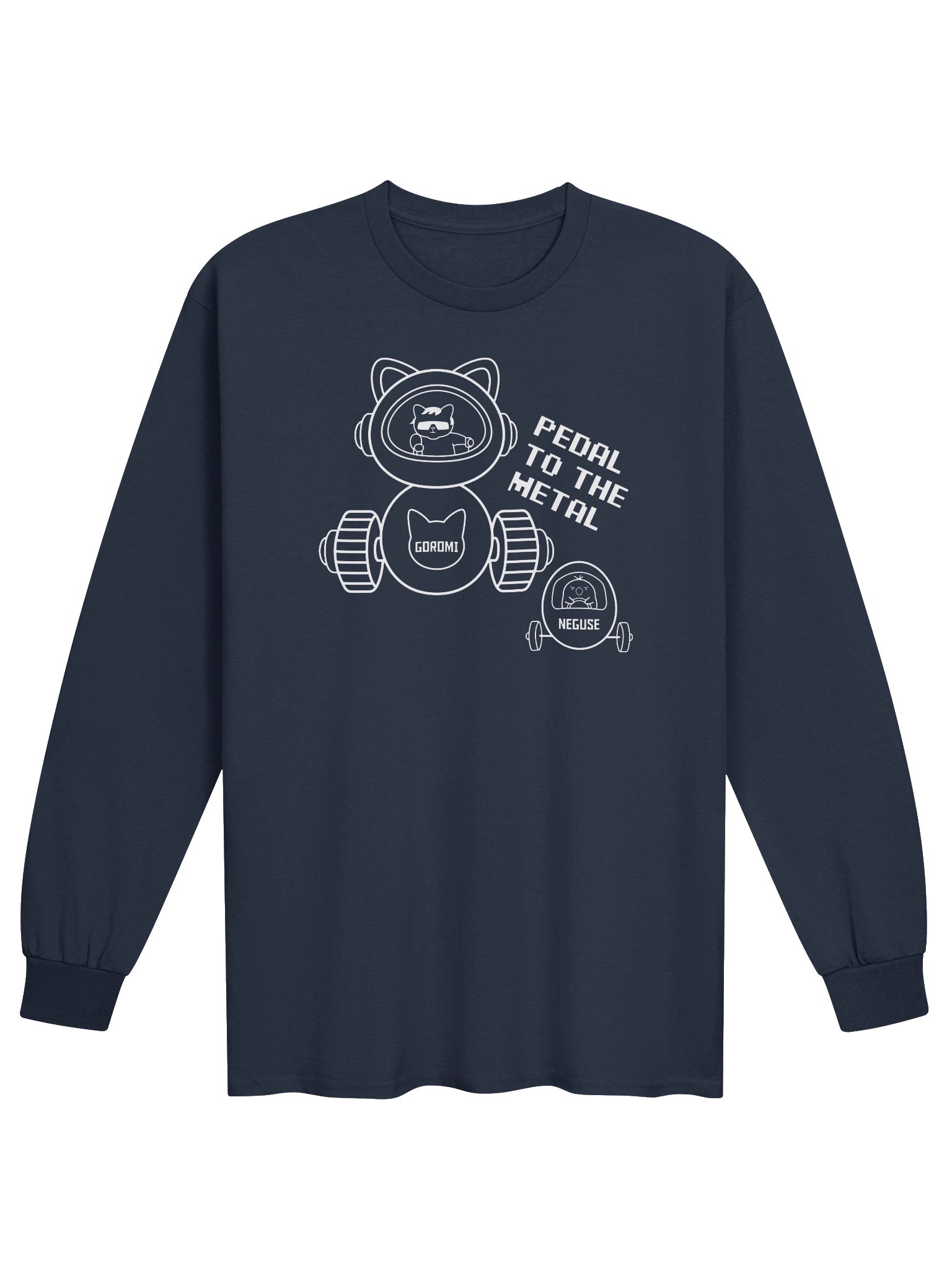 Goromi the Cat (Inefficient Vehicle Race) - Unisex Adult Long Sleeve T-shirt product image (1)