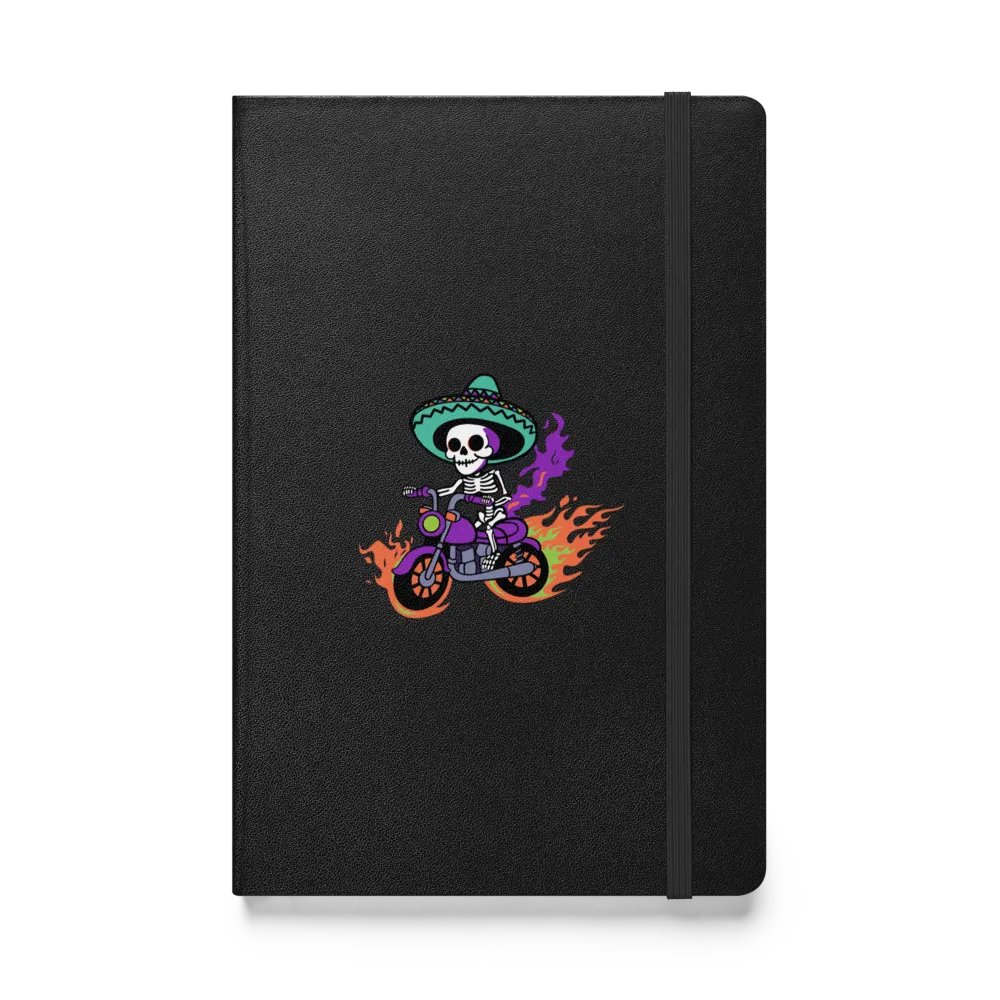 Bone to be Wild Colorful Hardcover Bound Lined Notebook product image (1)