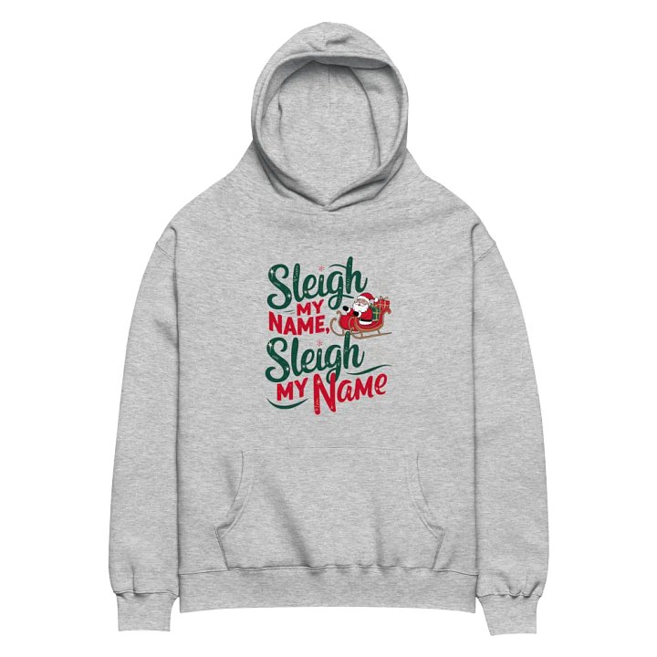 Festive Santa Sleigh Oversized Hoodie product image (2)