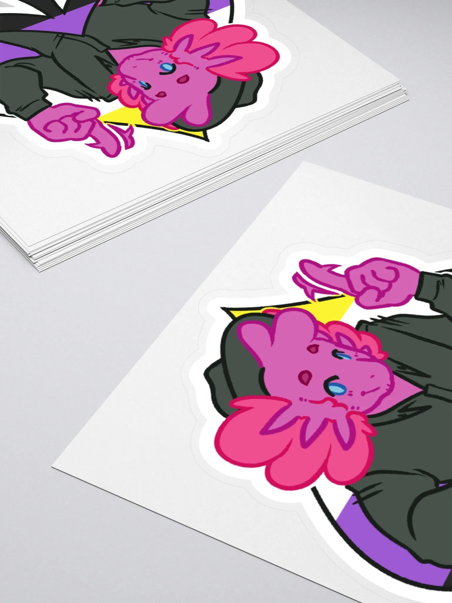 Enby in Spades | Kiss-Cut Sticker product image (4)