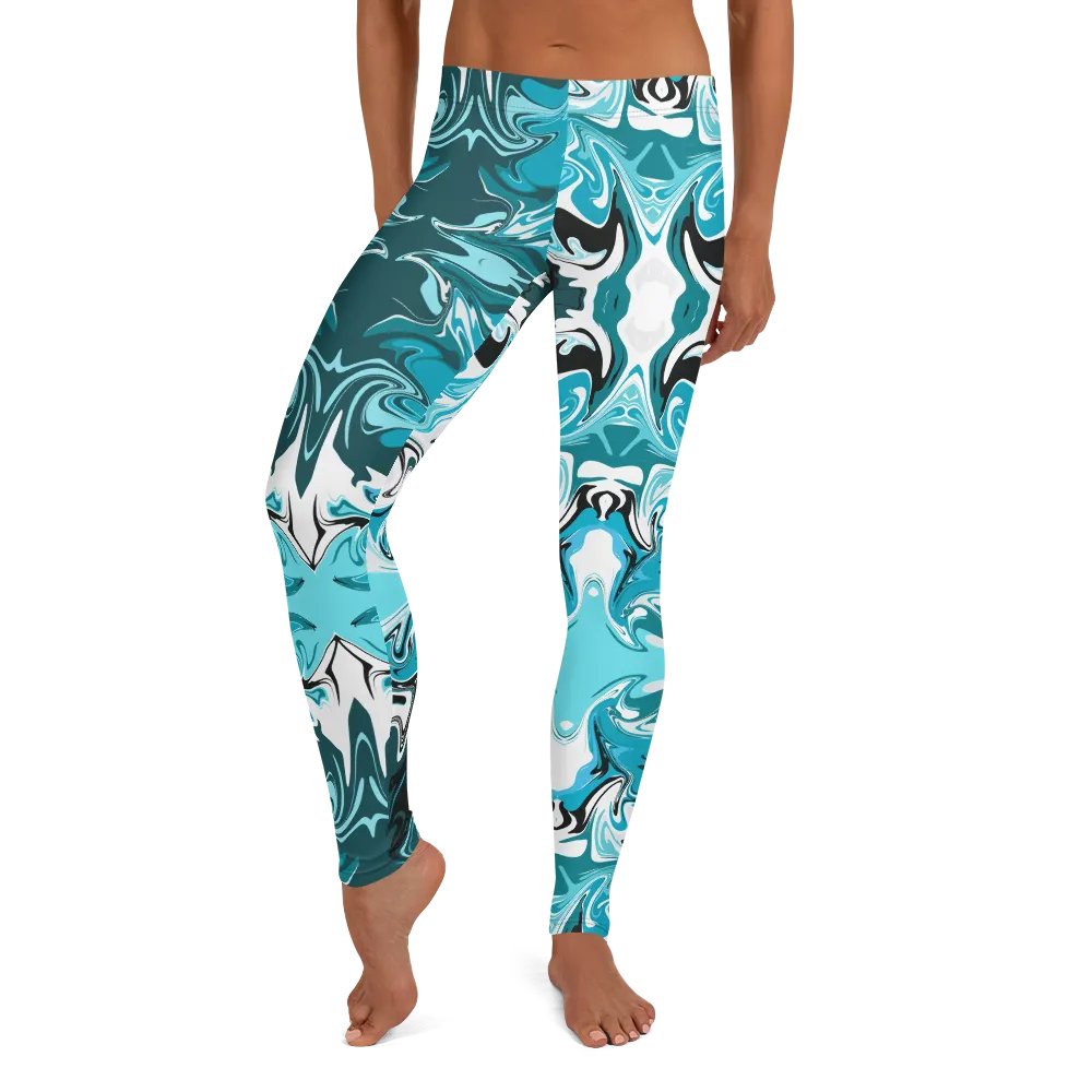 Blue Swirl Leggings product image (11)