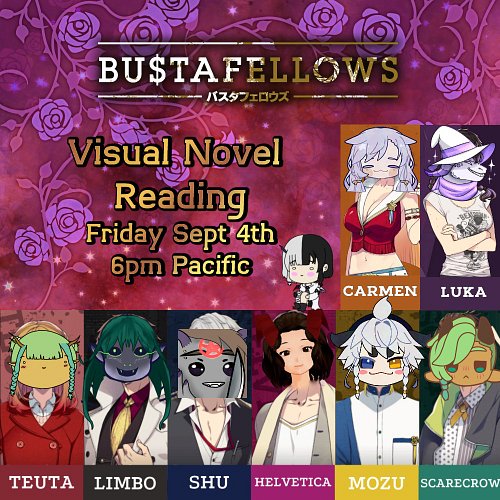 ITS TIME TO MAKE VOICES AND SOLVE MURDER? or something idk HAPPY BIORTHDAY TO ME #bustafellow #vtuber #birthday 
https://www...