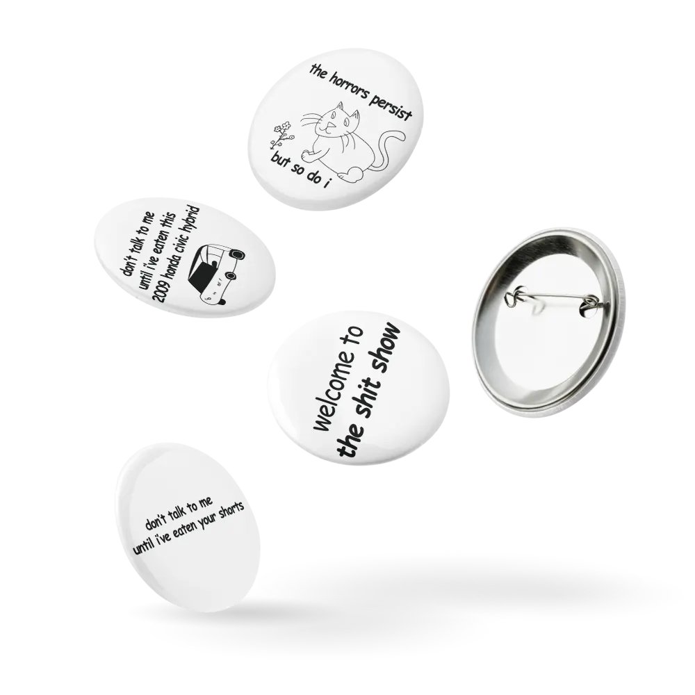 Comic Sans Collection Pin Set product image (5)