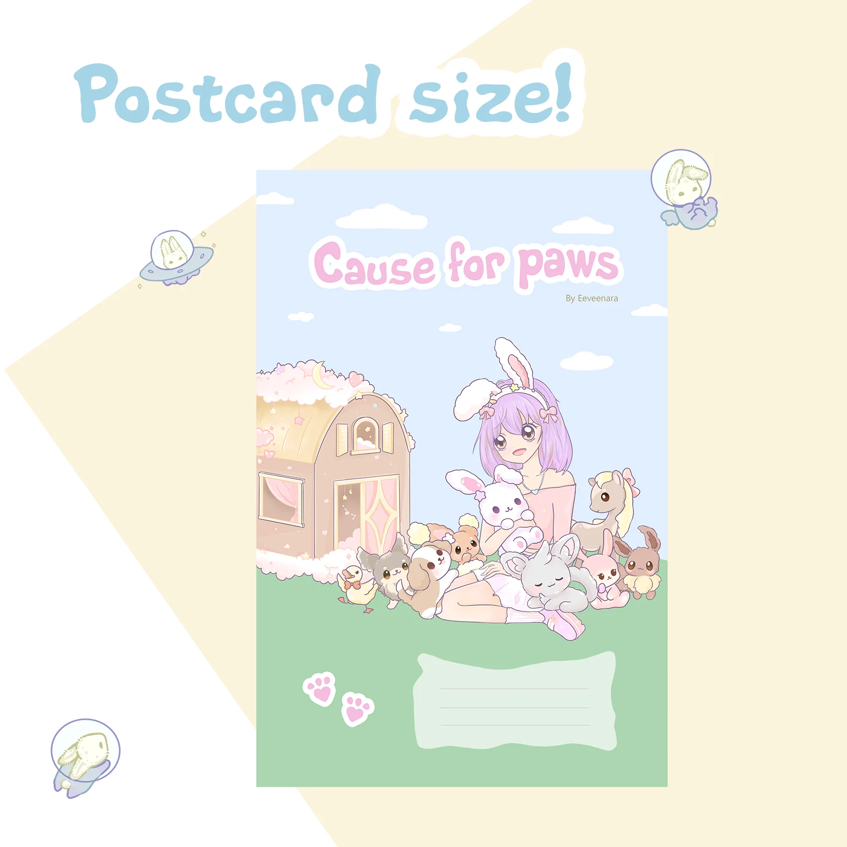 Cause For Paws Autographed Souvenir Card product image (2)