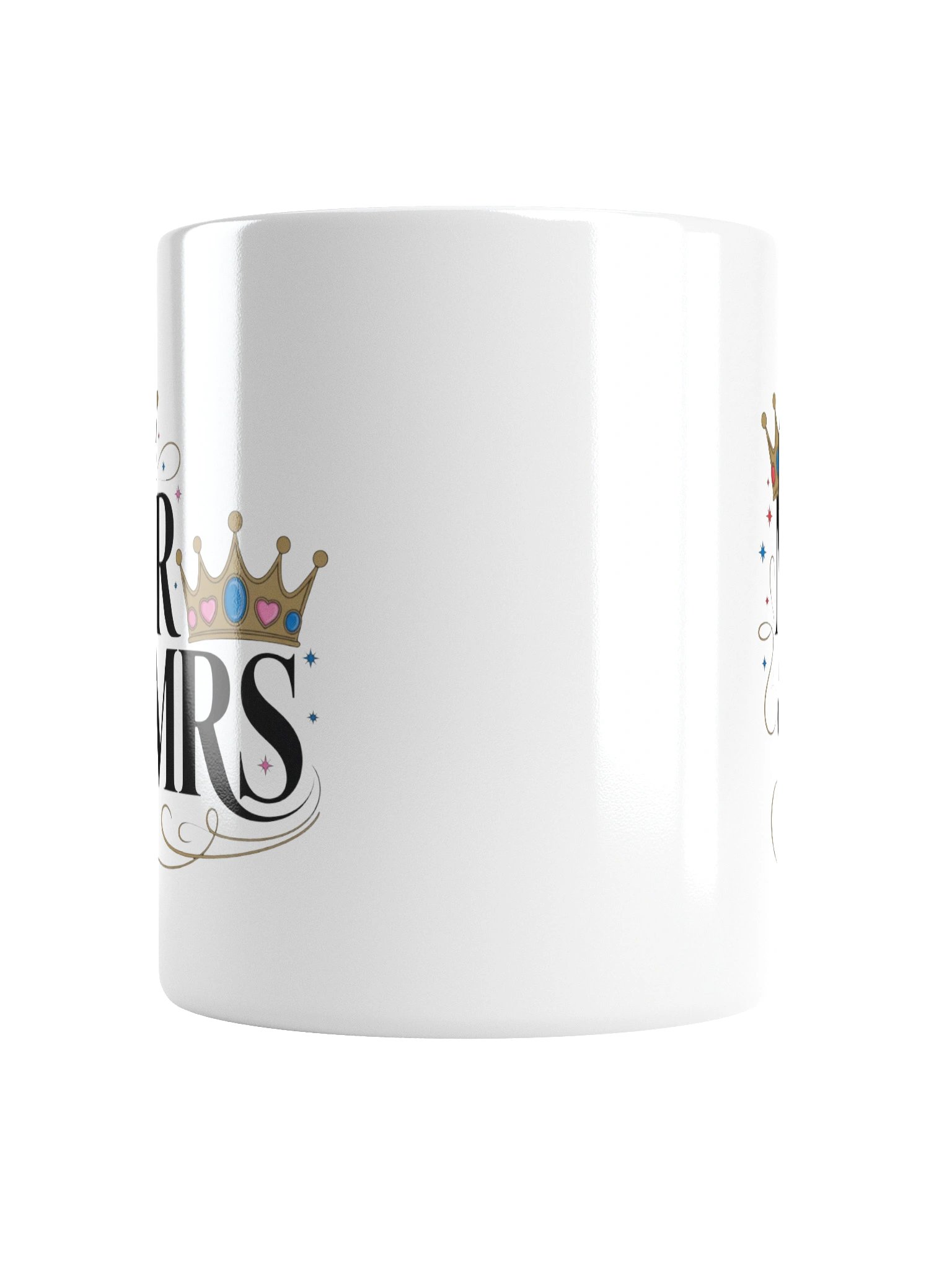 Classic Mr & Mrs Crown Pair Coffee Mug product image (6)