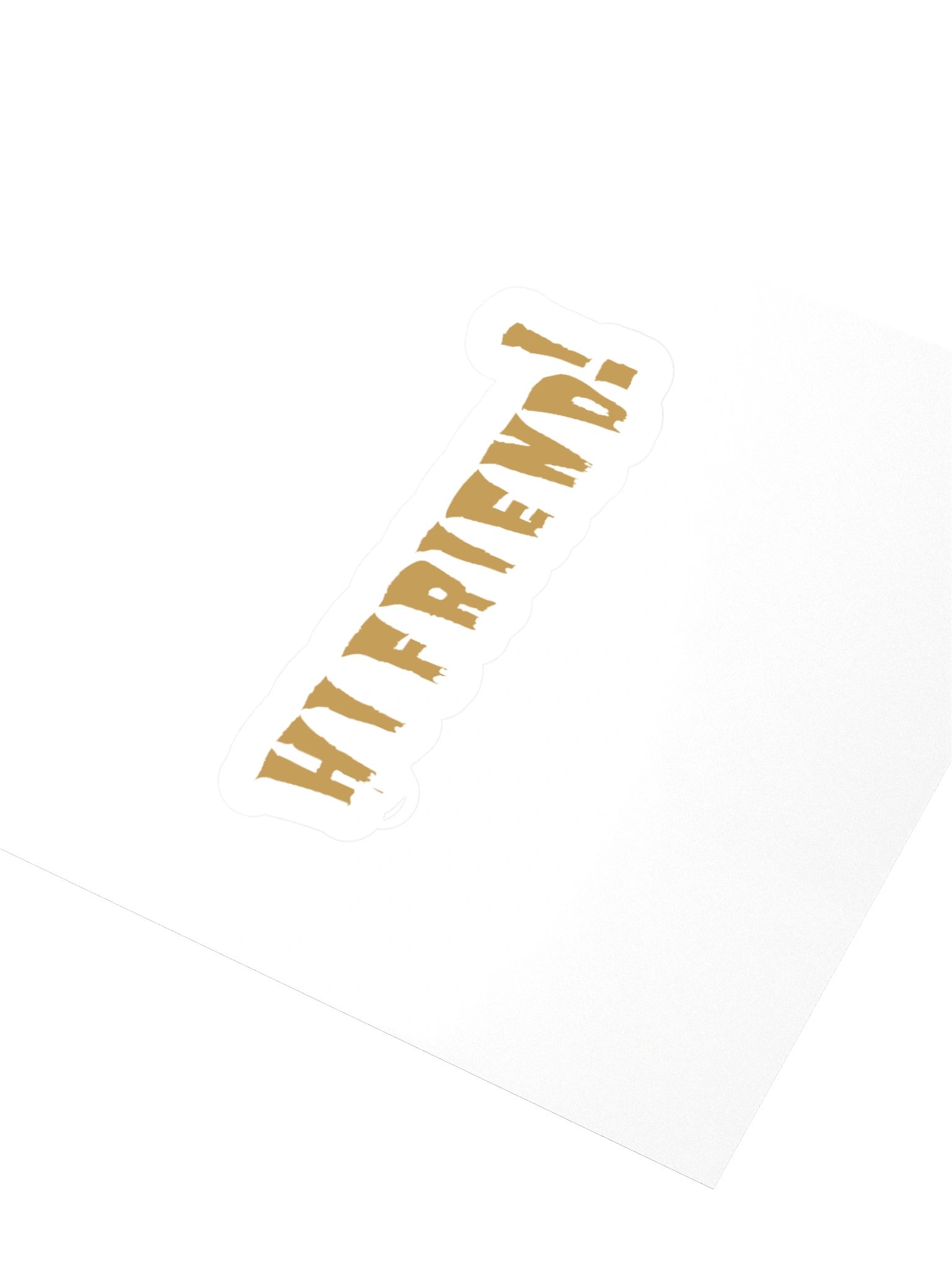"Hi Friend!" Sticker product image (11)