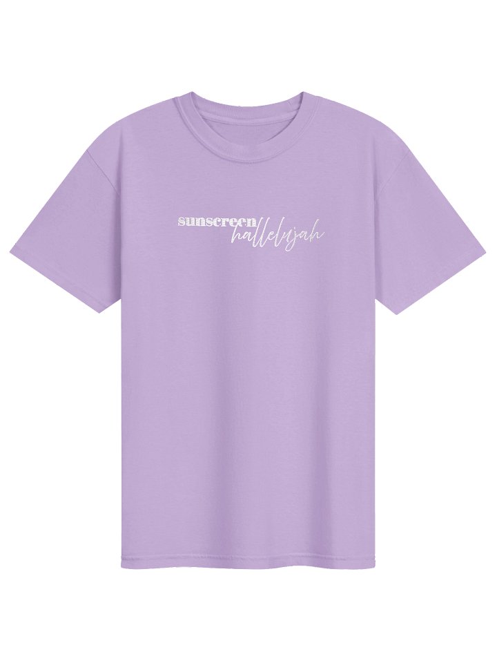 Sunscreen Hallelujah Embroidered Comfort Colors Tee product image (73)