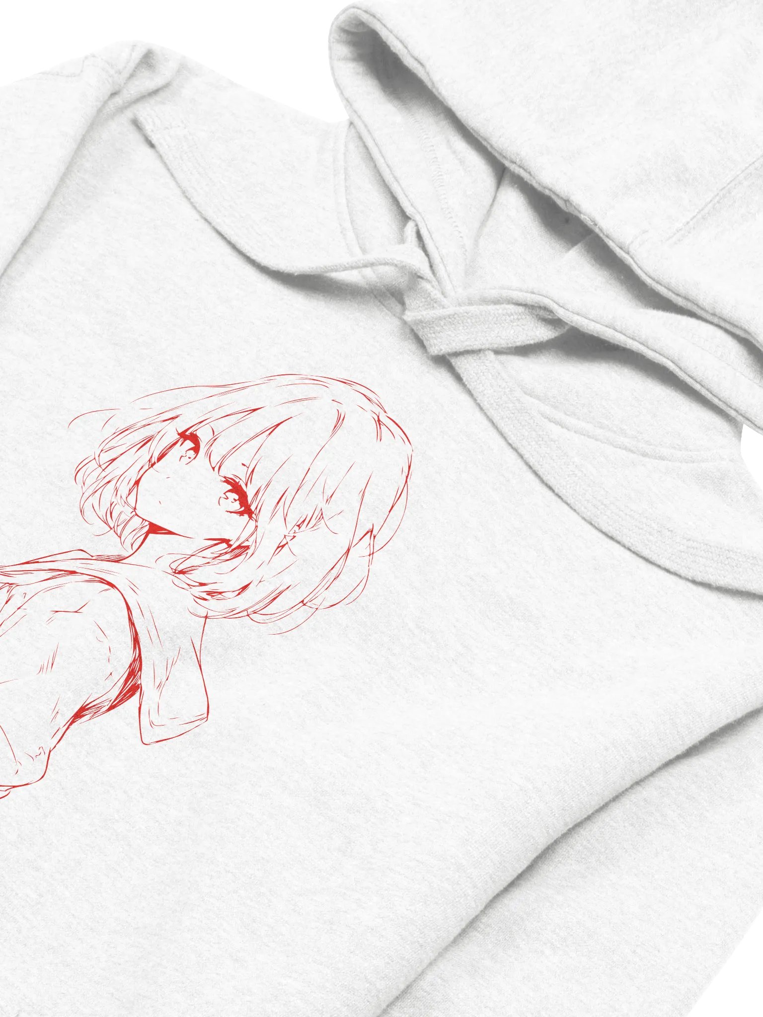 Minimalistic Anime Front Printed Hoodie product image (2)