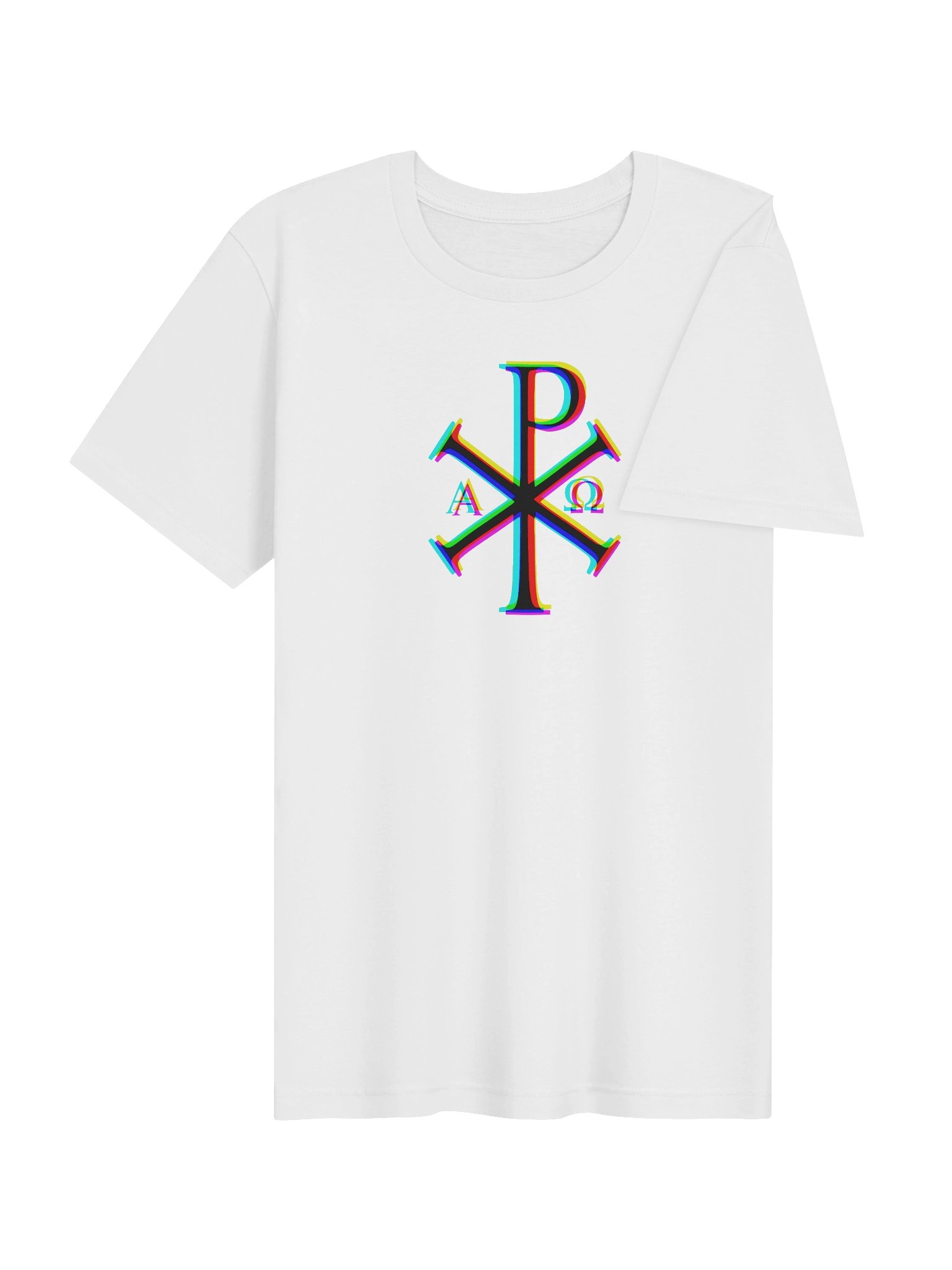Chi Rho Colors T-Shirt (White) product image (4)