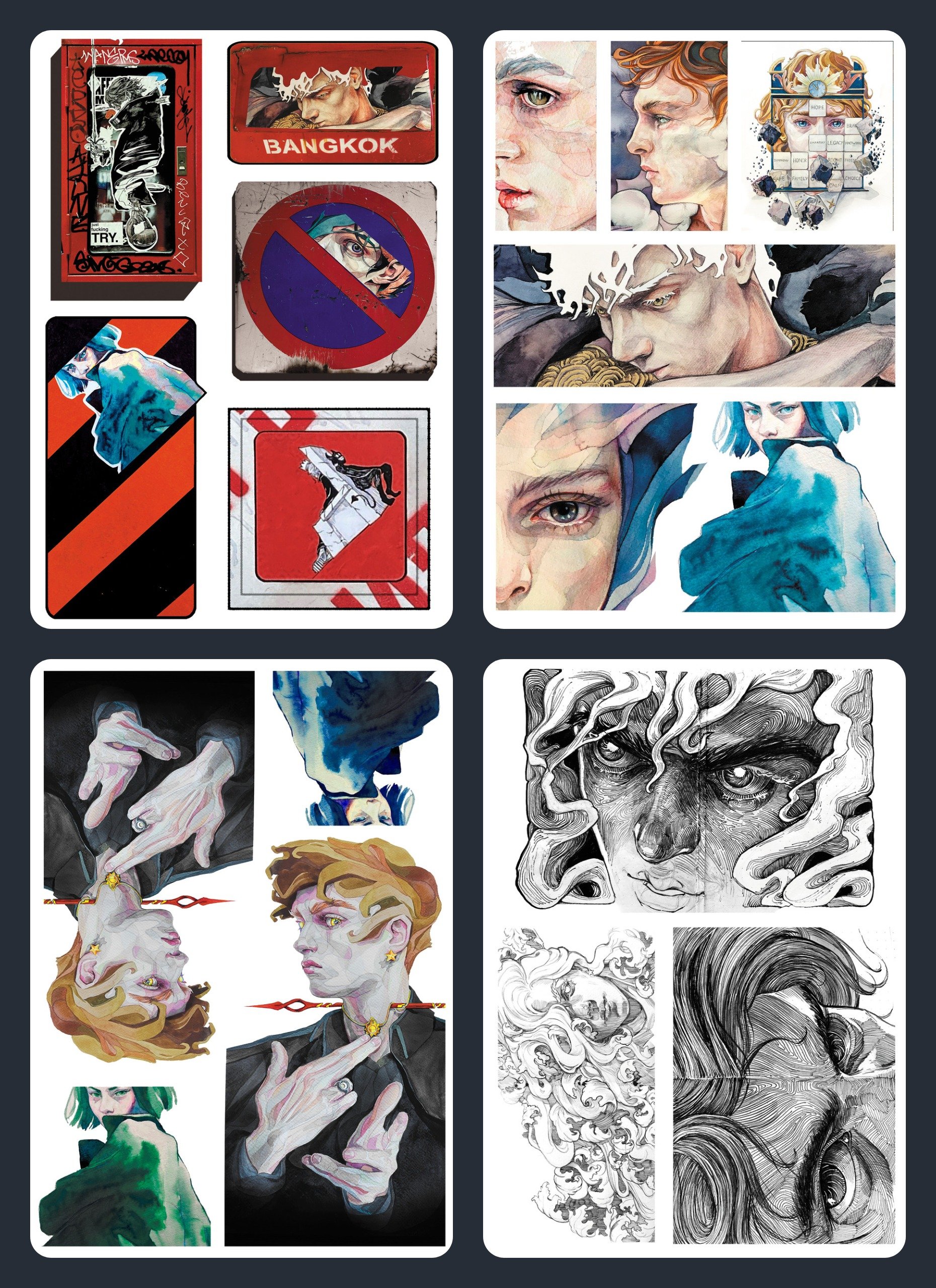 "All stickers" 20 stickerset A5 product image (2)