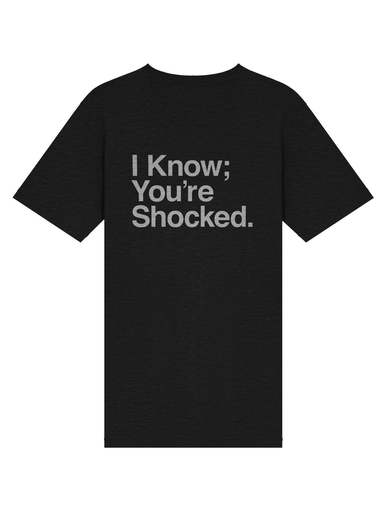 I Know; You're Shocked. (Triblend shirt) product image (3)
