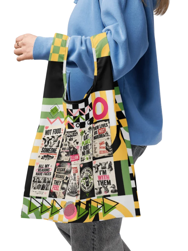 Vegan Power Collage- Shopping Bag product image (3)