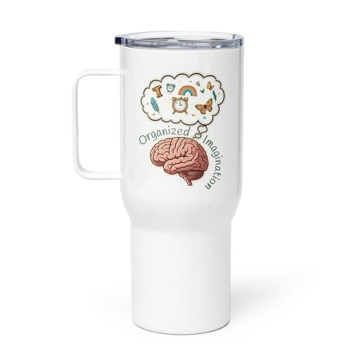 Organized Imagination Travel Mug with a Handle product image (1)