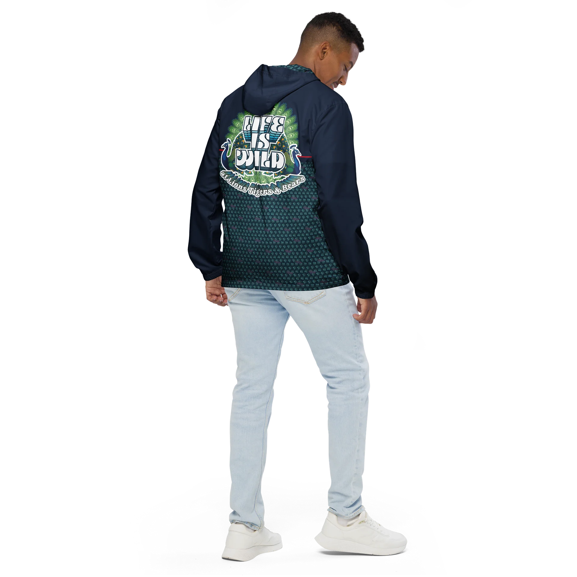 Navy/Palms/LIS (Steve) Windbreaker product image (4)