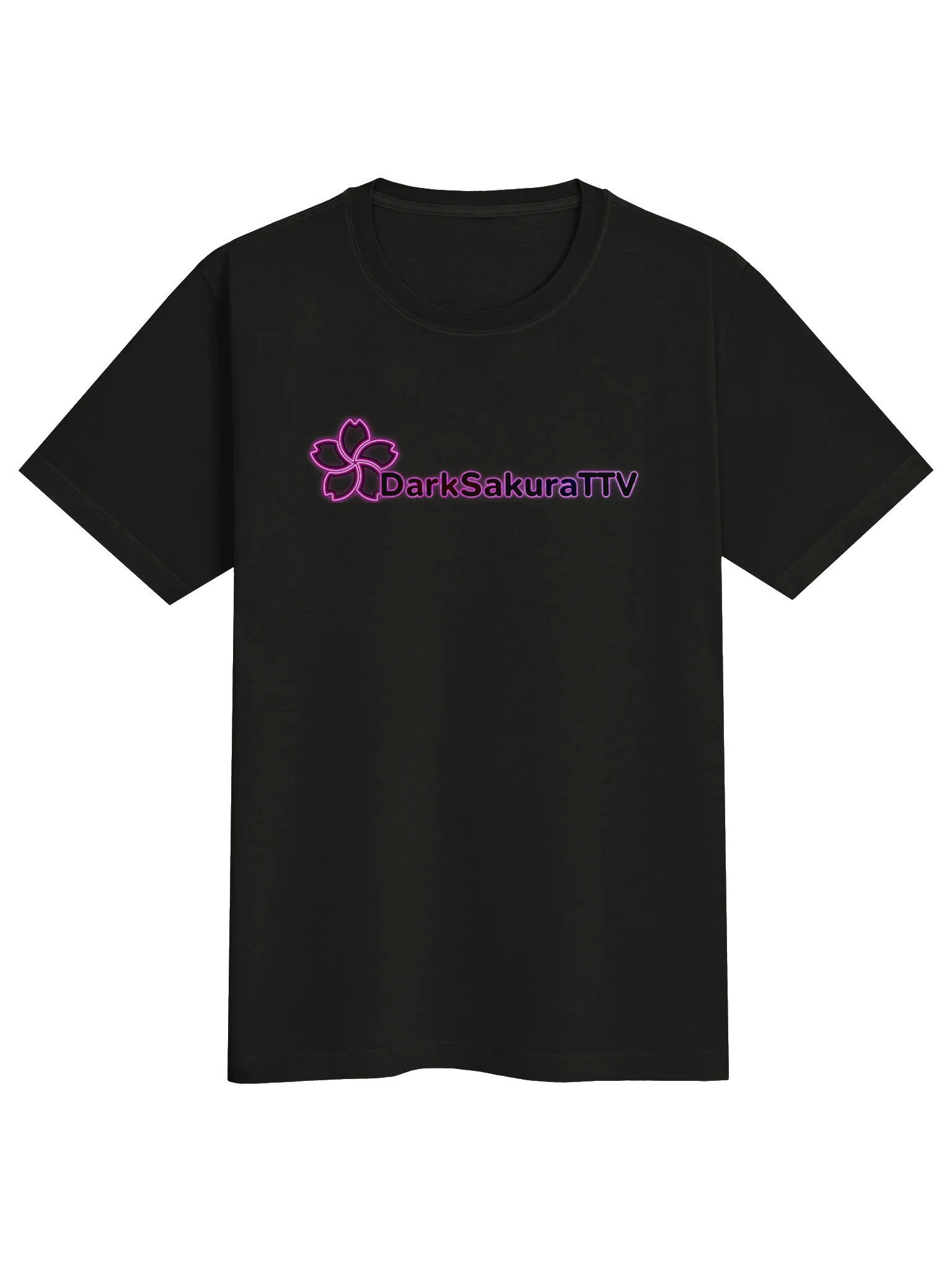 DarkSakuraTTV Neon Logo Unisex Oversized Garment-Dyed T-Shirt product image (3)
