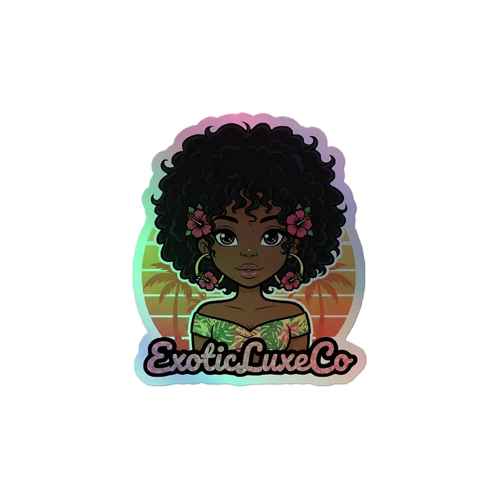 Exotic Luxe Gal Holographic Sticker product image (2)