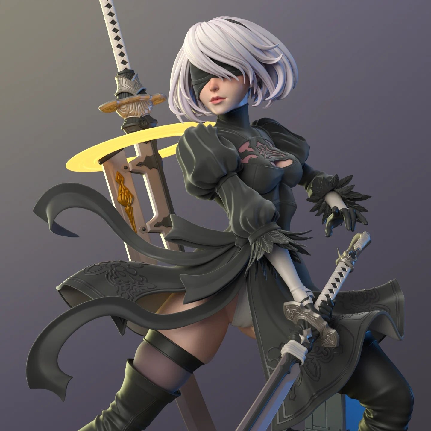 2B Nier Automata STL product image (2)