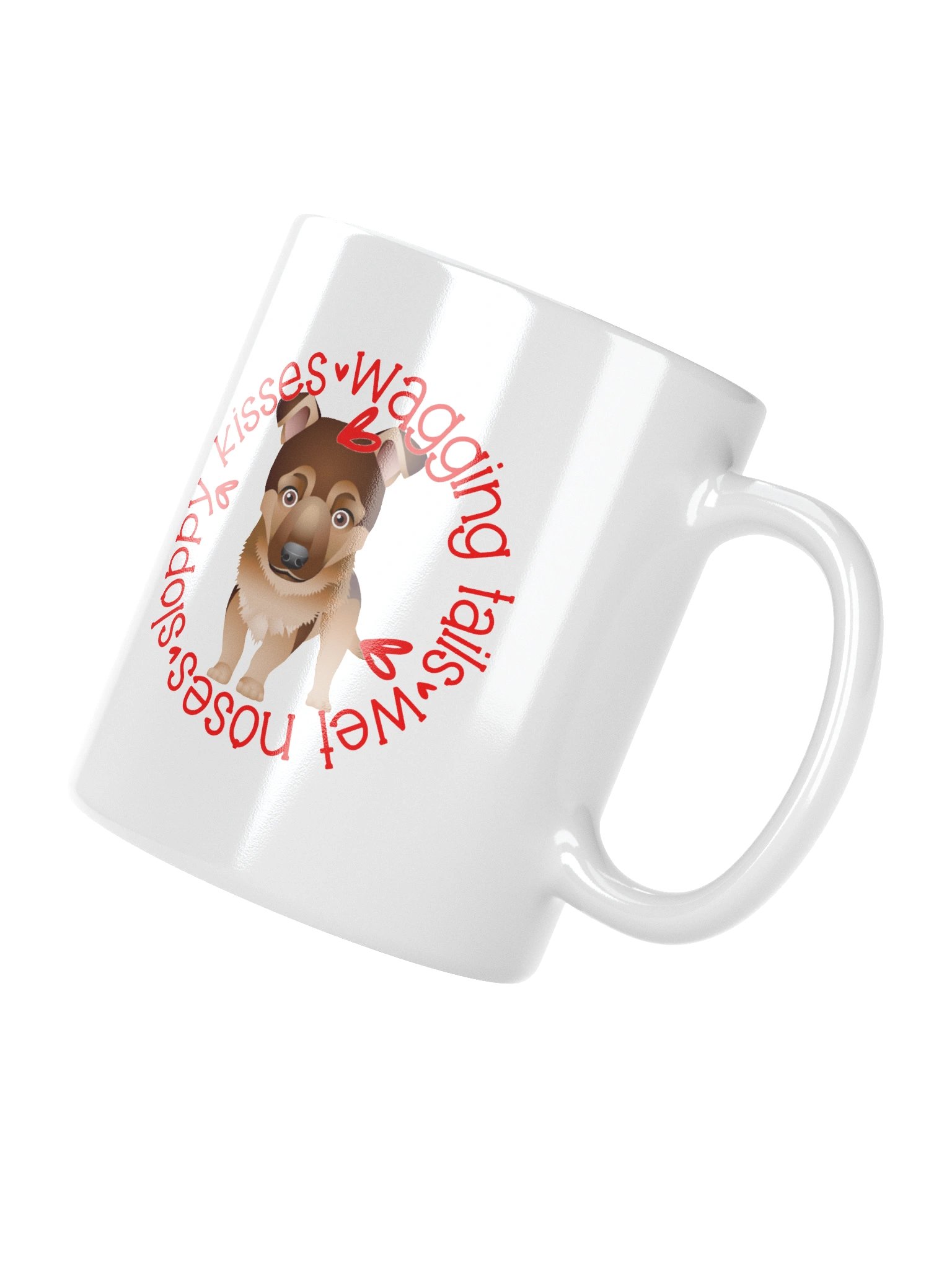 Sloppy Kisses German Shepherd Mug product image (3)