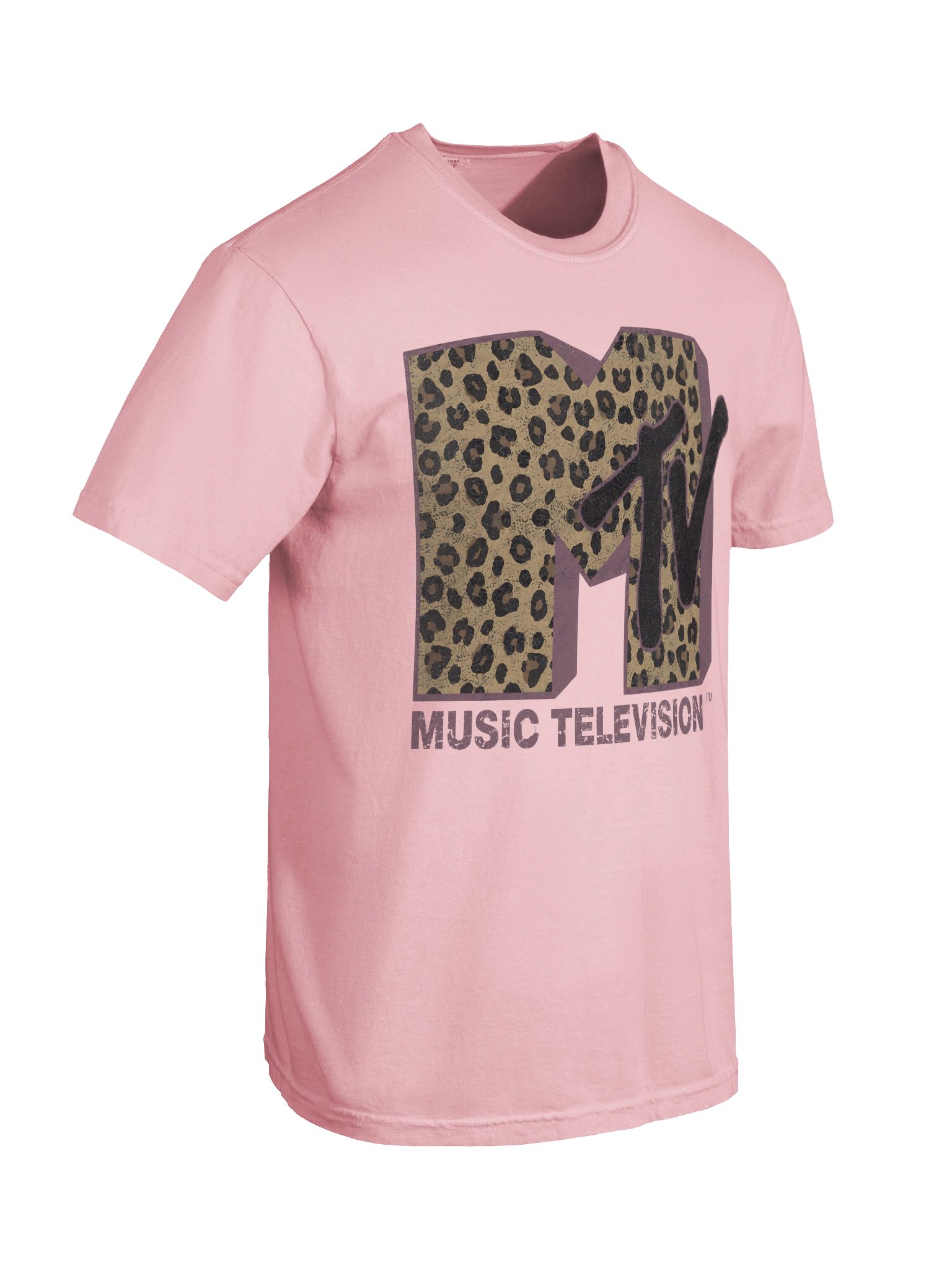 MTV Classic Leopard Print Bold Logo Shirt, Music Television MTV Logo Tee, Retro 80s 90s Style MTV Tee, Disneyland Family Matching Tee product image (45)
