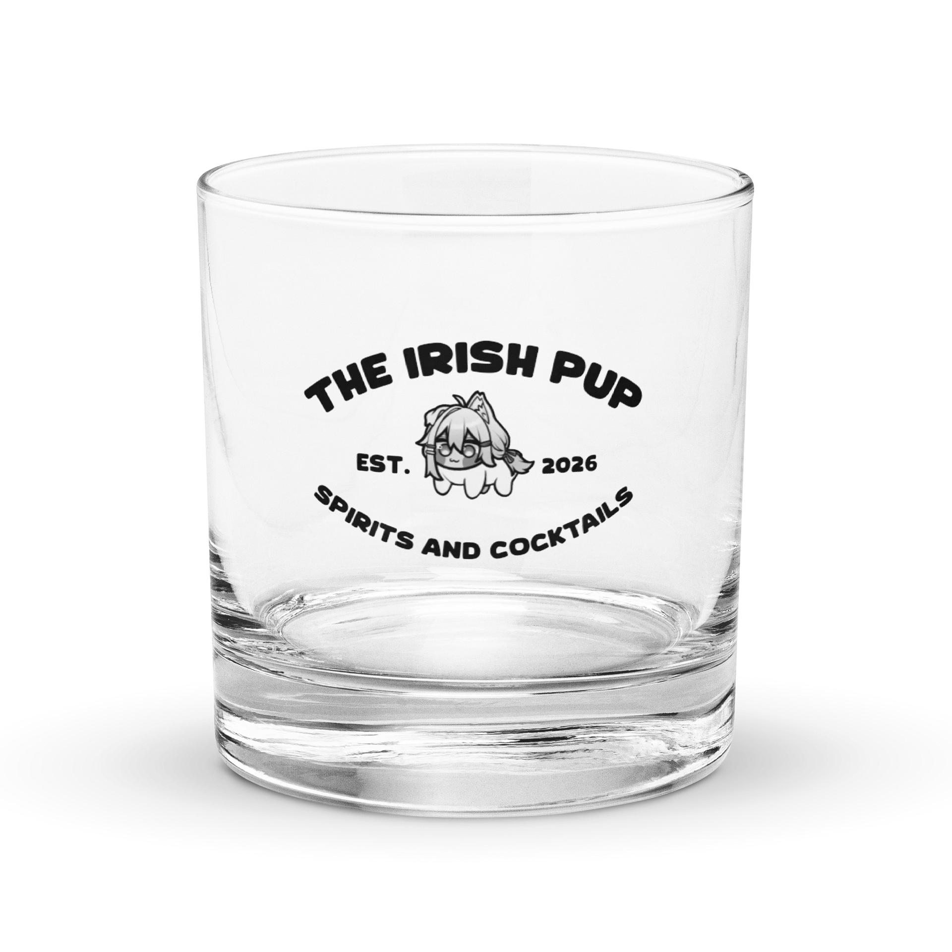 The Irish Pup Rocks Glass product image (1)