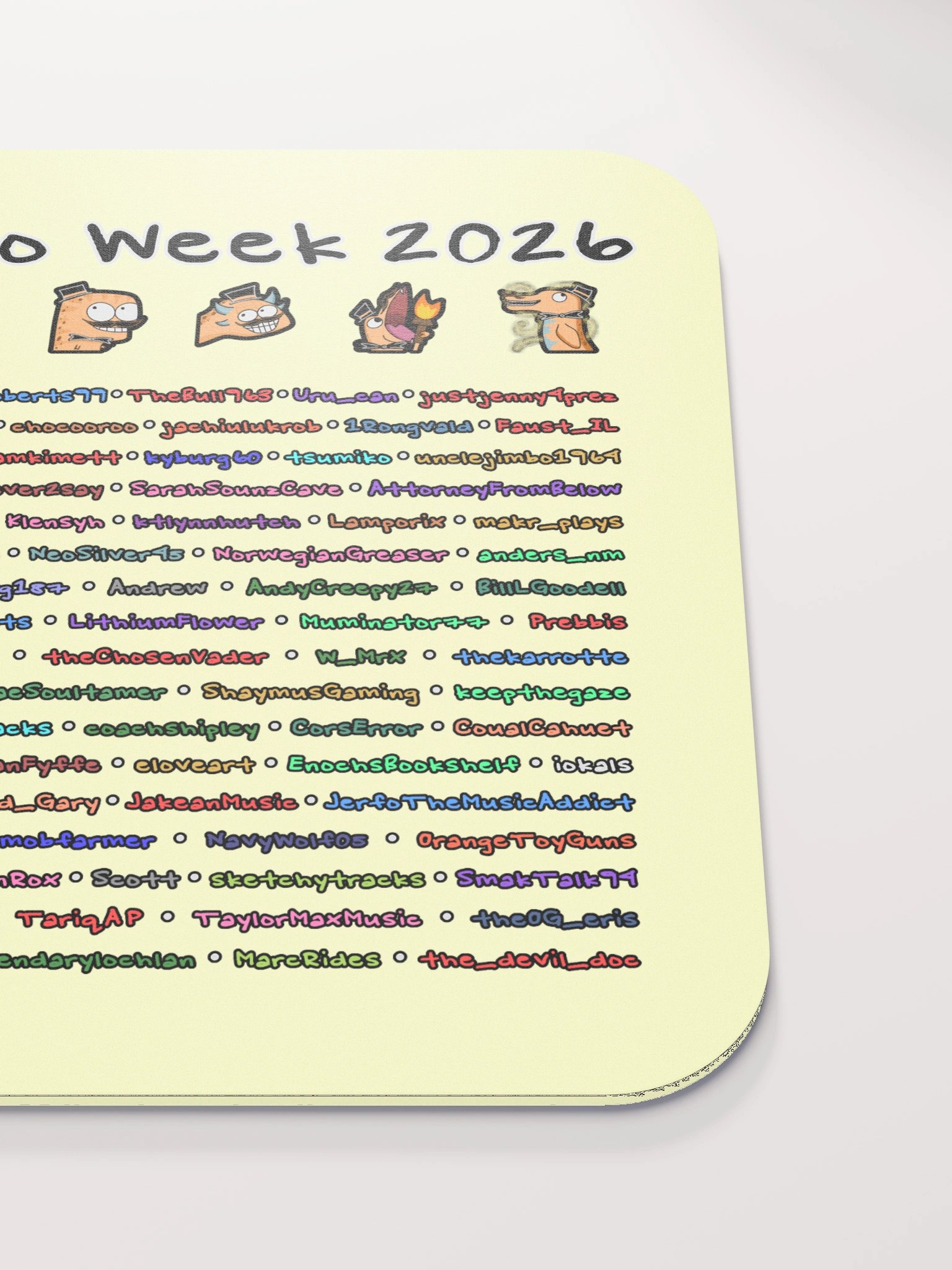 Studio Week 2026 Mouse Pad product image (5)