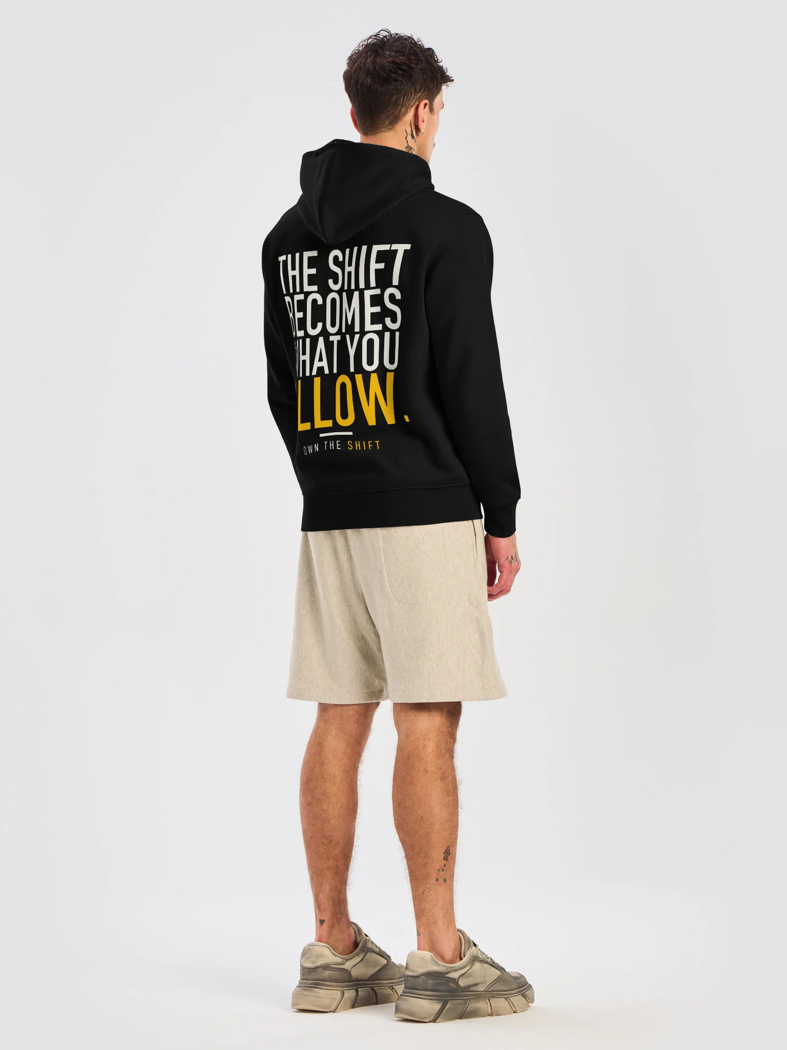 OTS 003 Minimal Black Hoodie product image (22)