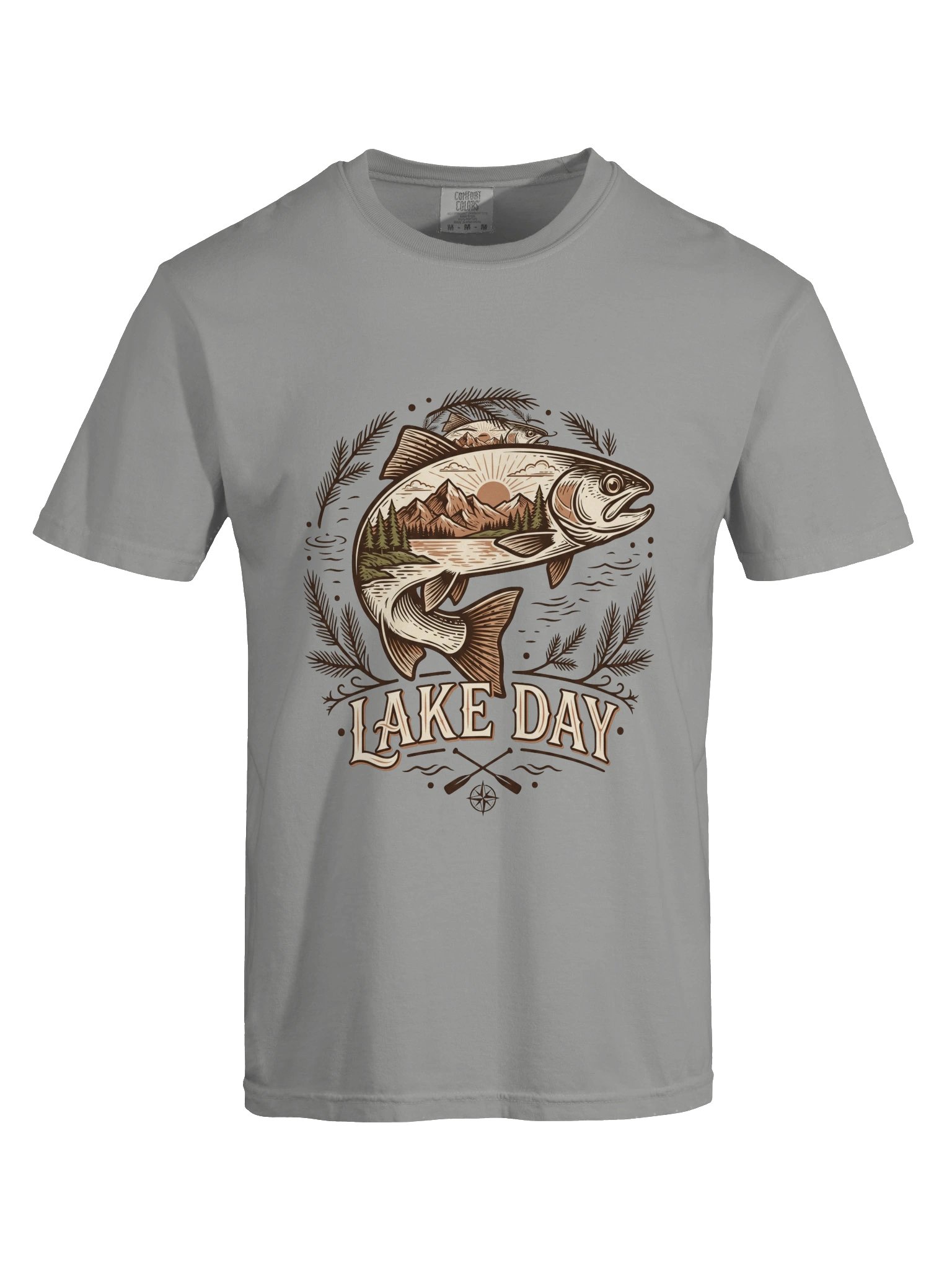 Lake Day Fish Graphic Tee product image (9)