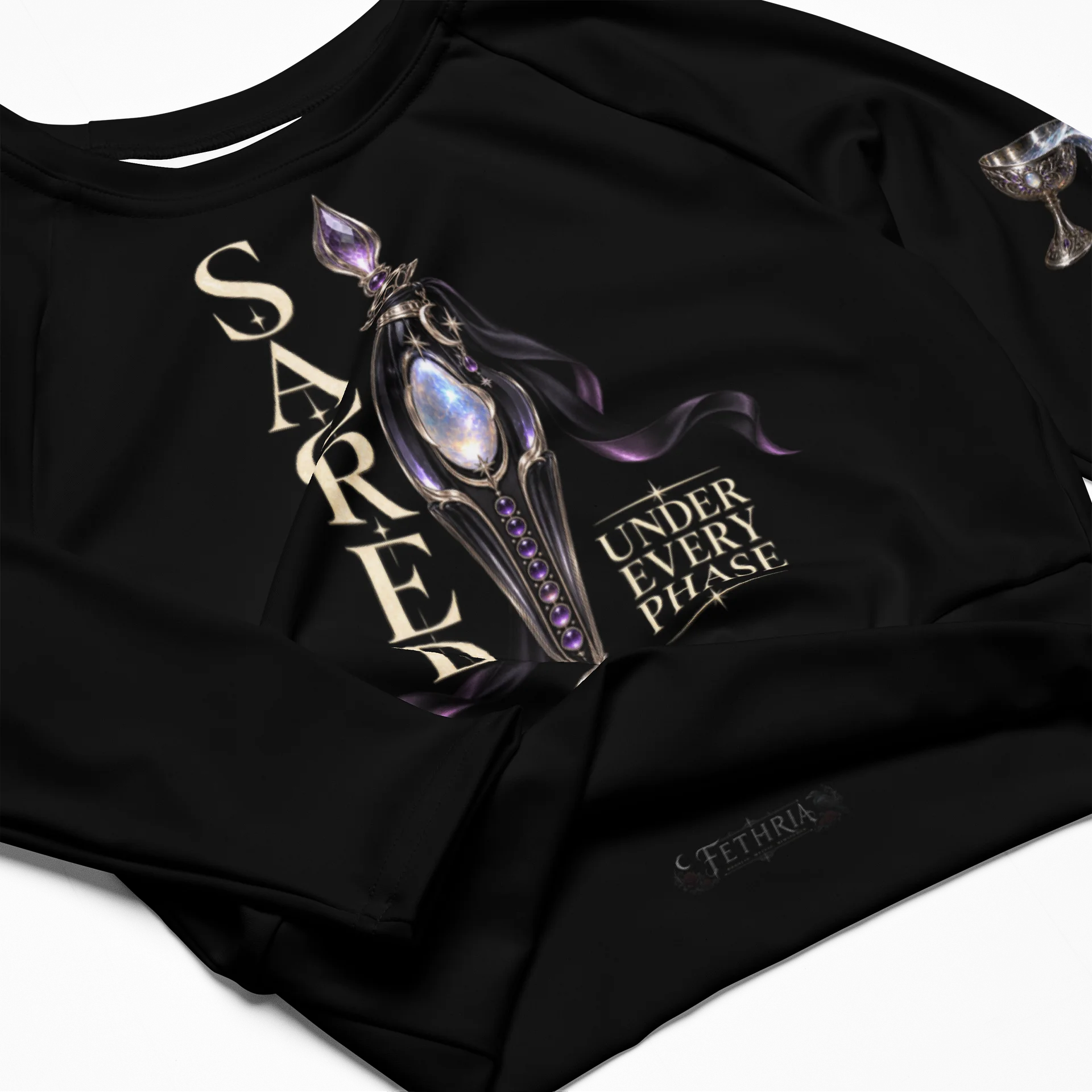 Fethria | The Moon Answers To Her: Eco-Luxe Celestial Crop product image (8)