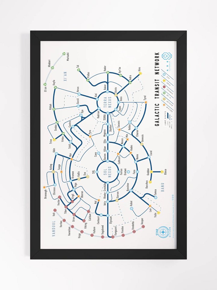 Galactic Transit Map product image (1)