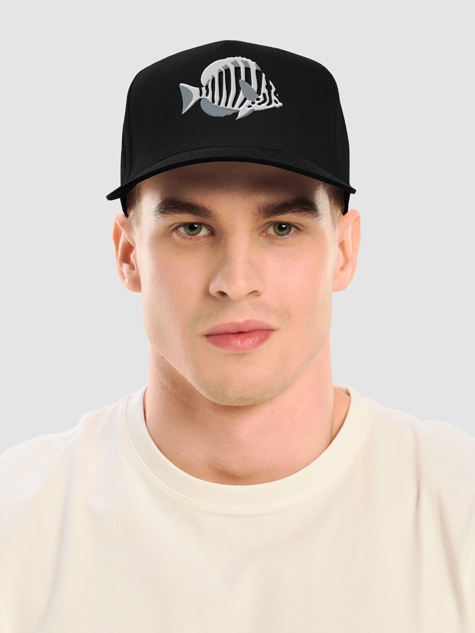 Zebra Tang Mid-Profile Baseball Cap (Embroidered) for Reef and Marine Aquarium Lovers product image (2)