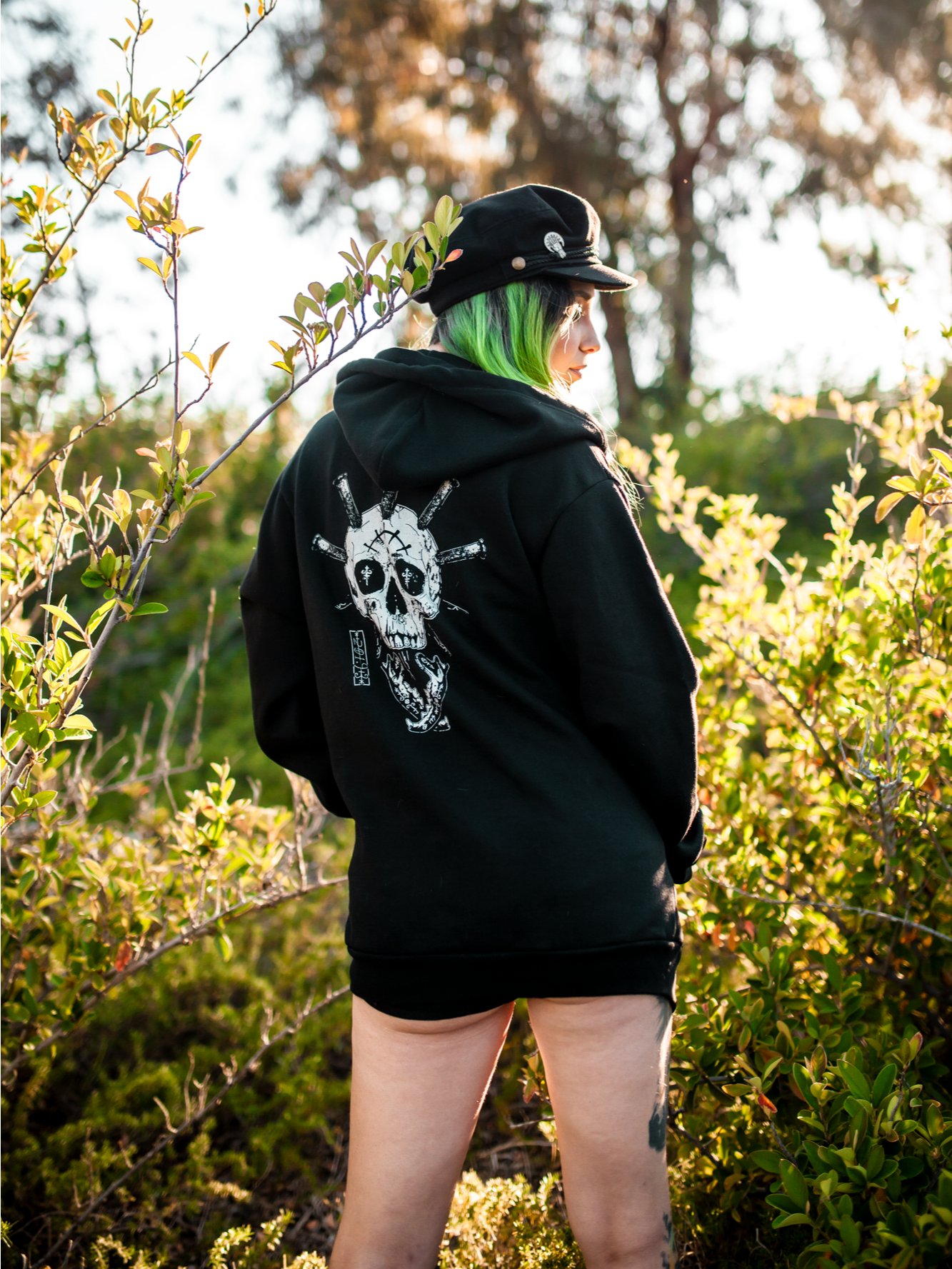 Saints Skull Full Zip Hoodie product image (1)
