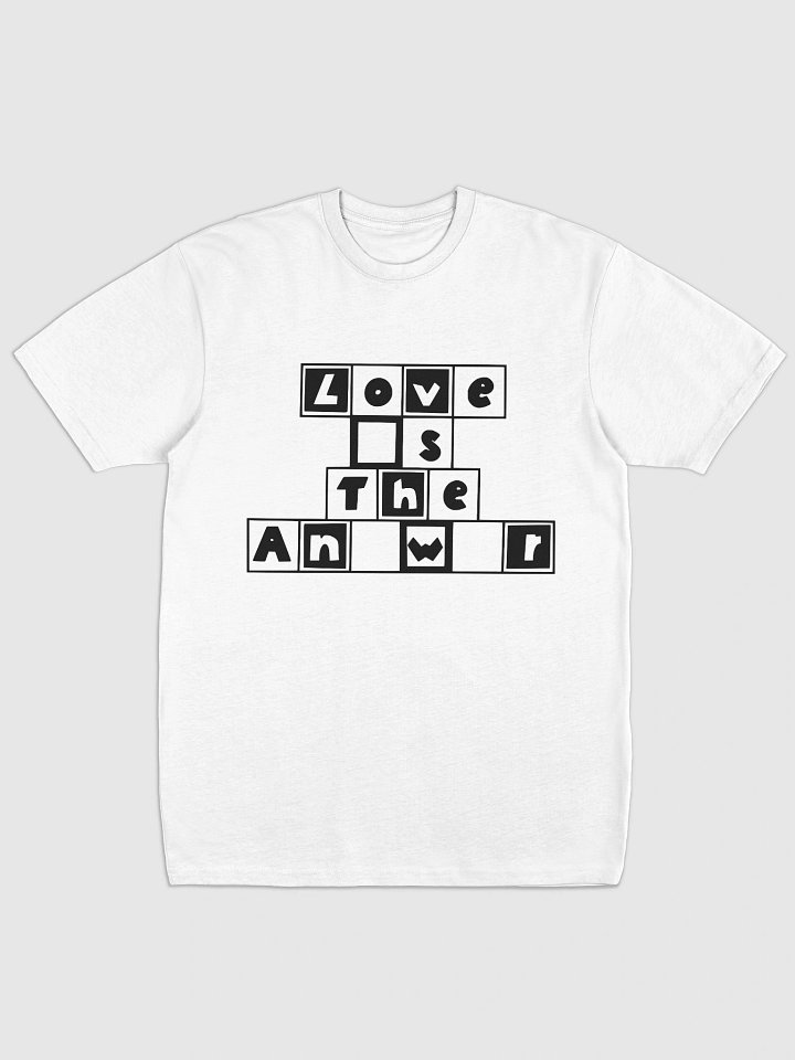 LOL men's love is the answer tee product image (1)