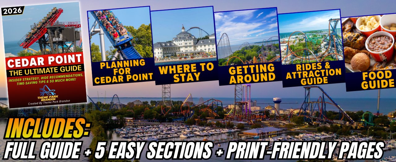 Cedar Point Ultimate Guide 2026 | 84-Page Printable Digital PDF + Printer-Friendly Edition, Instant Download product image (4)