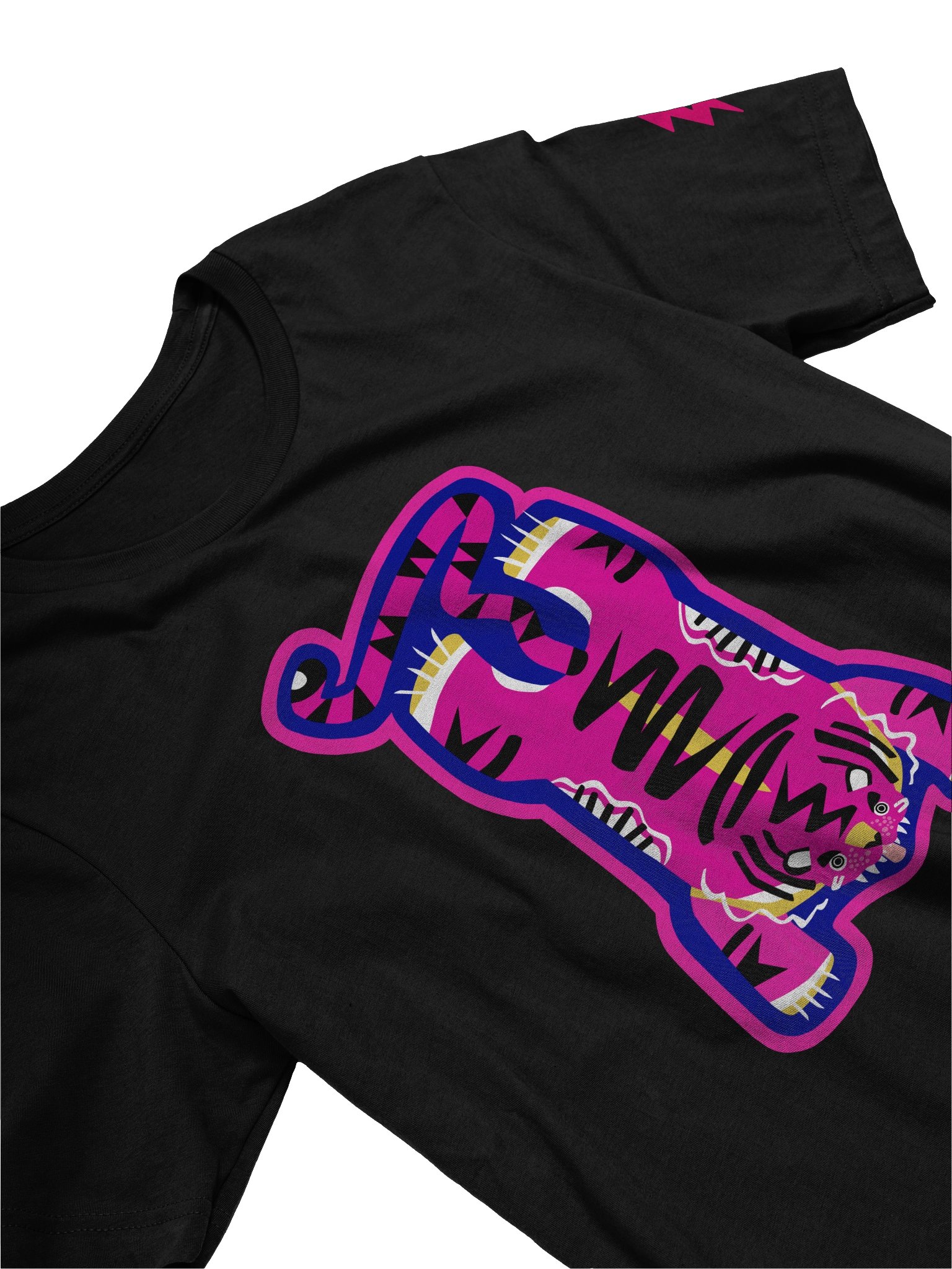 Pink and Blue Tiger - T-Shirt product image (4)