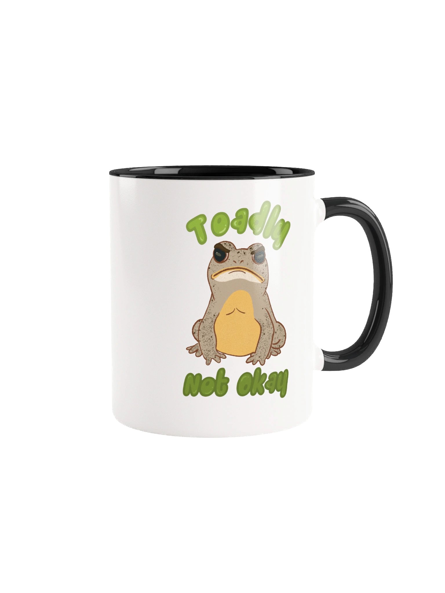 Toadly Not Okay - Colored mug product image (1)