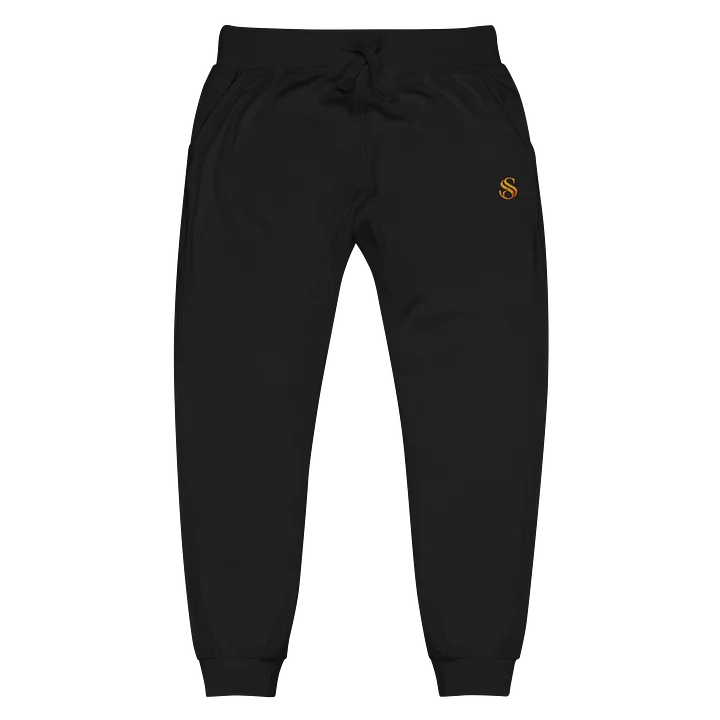 SWAHM Golden Monogram 'S' Fleece Joggers product image (1)