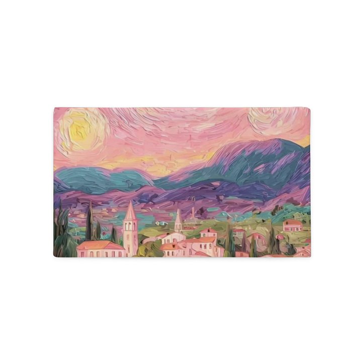 Whimsical Village Dreams Pillowcase product image (2)
