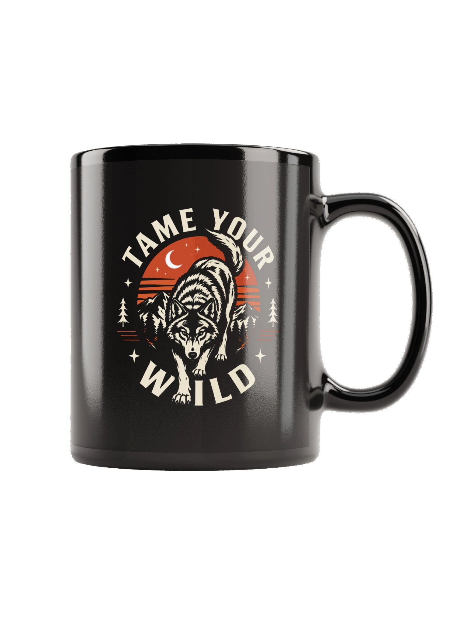 Tame Your Wild | Black Glossy Mug | 11 oz & 15 oz product image (1)