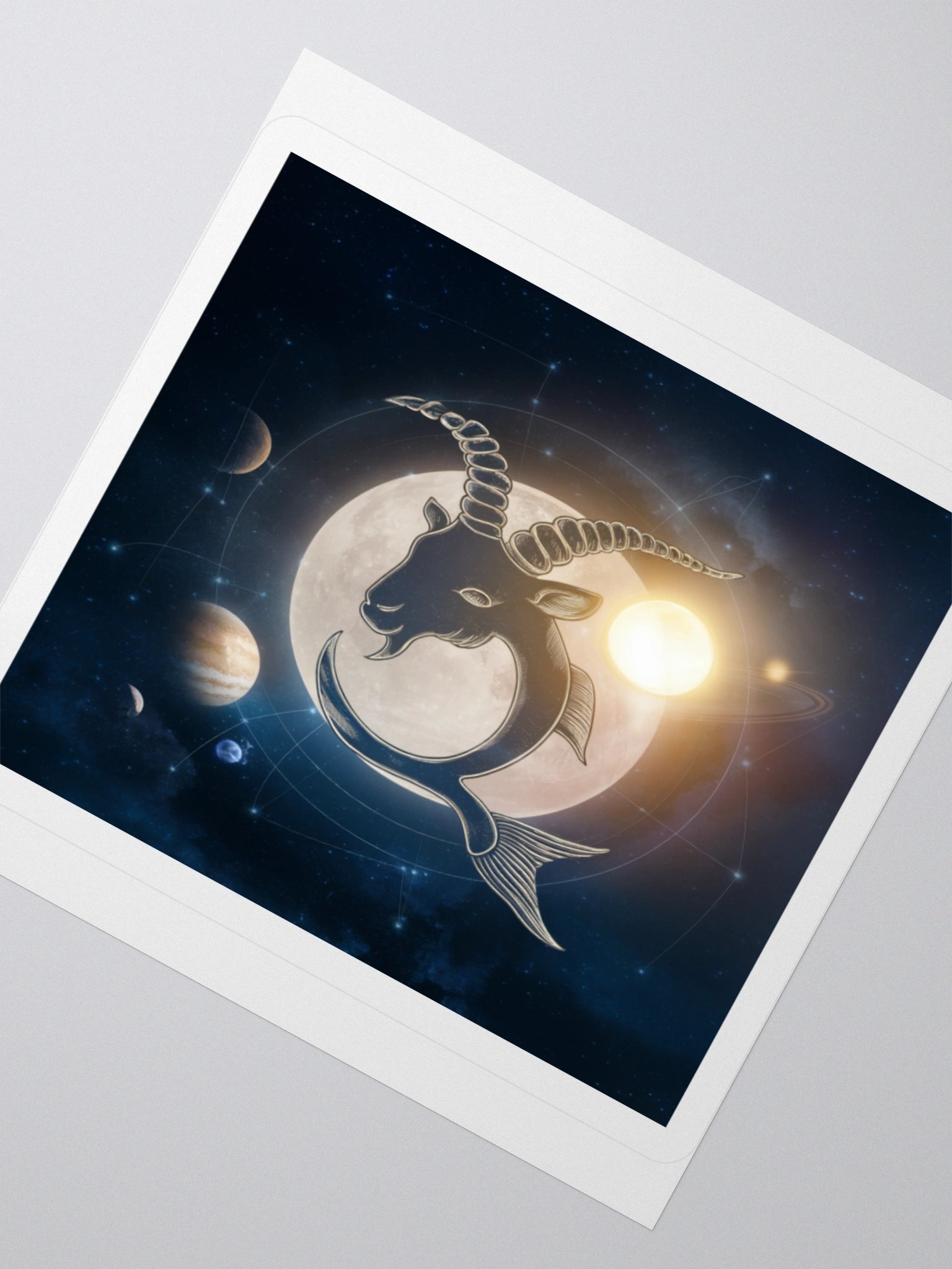 Capricorn Celestial Sign Sticker product image (4)