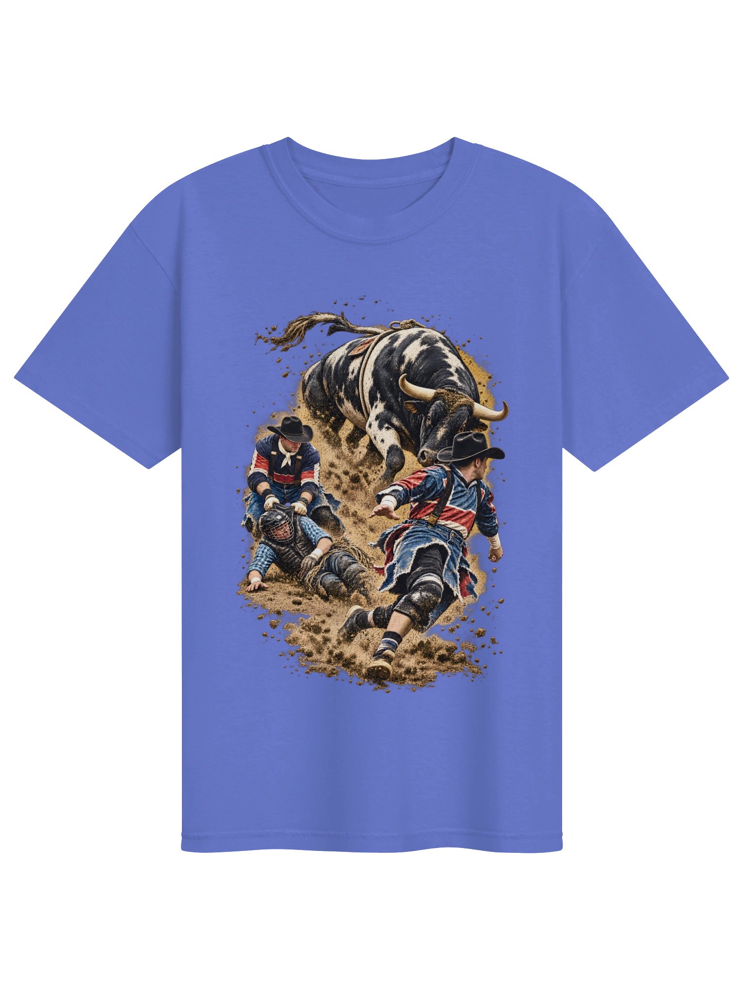 Rodeo Bullfighter Shirt — Into the Wreck Rescue Tee | Broken Roughstock™ product image (2)
