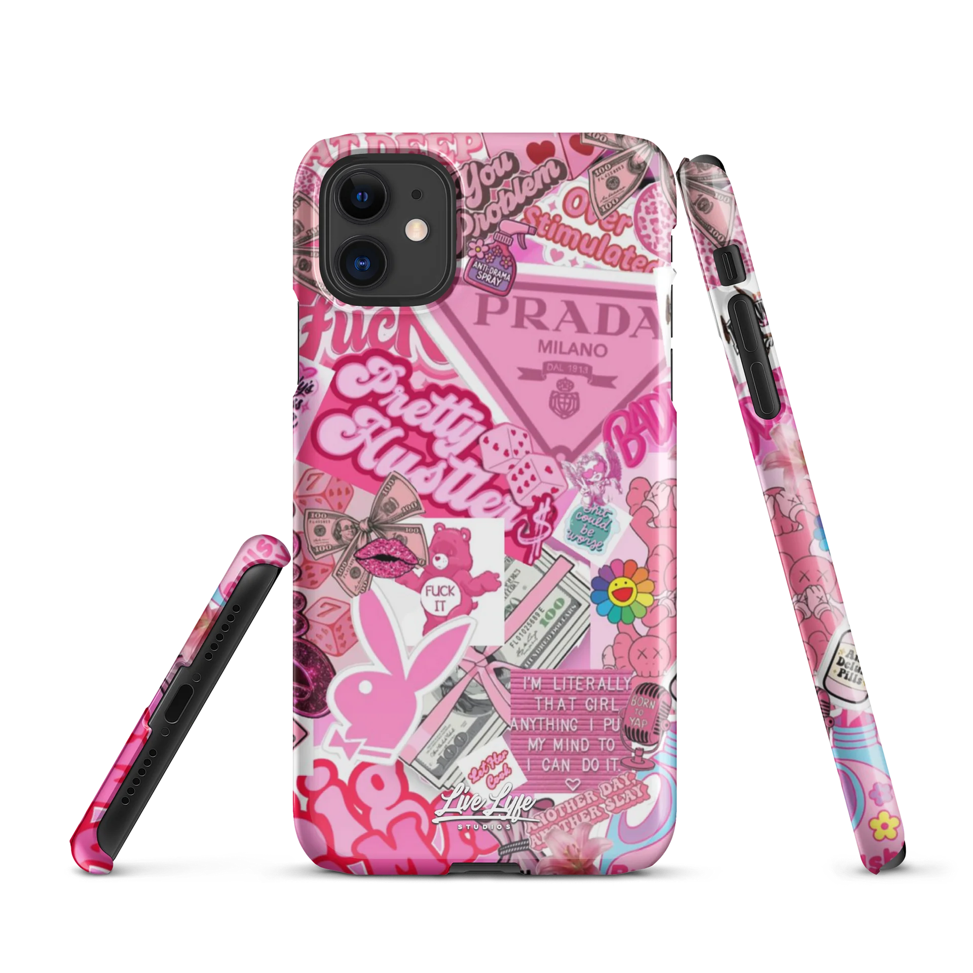 Pink Luxe Vibes Snap Case for iPhone product image (1)