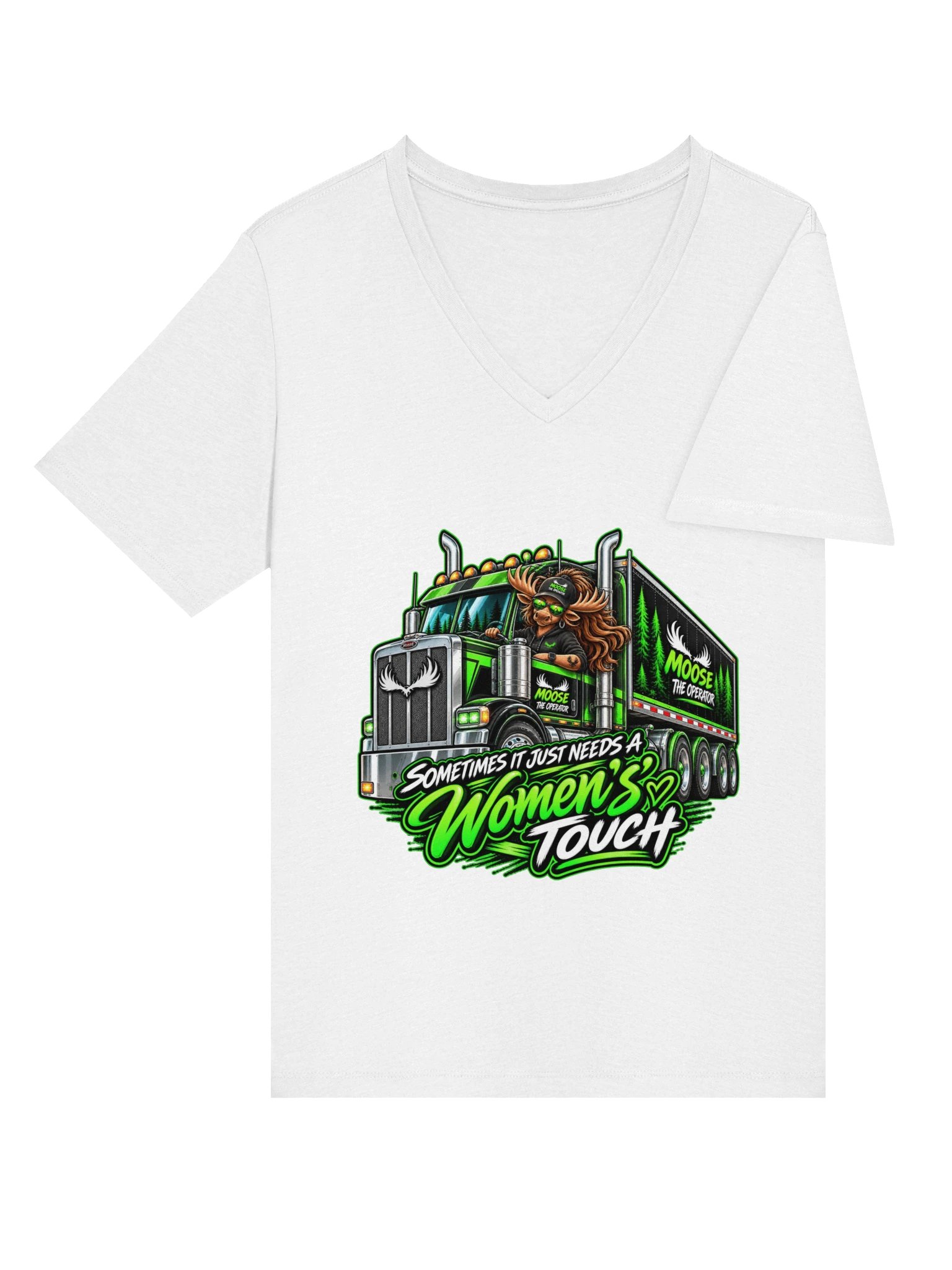Moose Women's Touch Semi Truck T-Shirt product image (29)