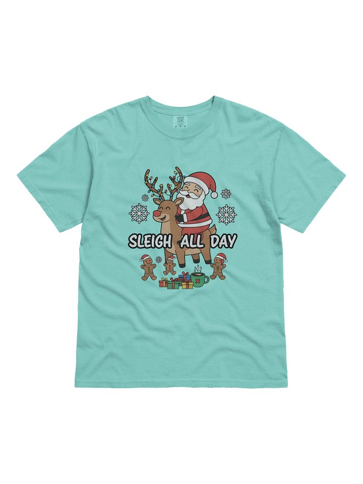 Santa's Sleigh Ride Heavyweight T-Shirt product image (71)