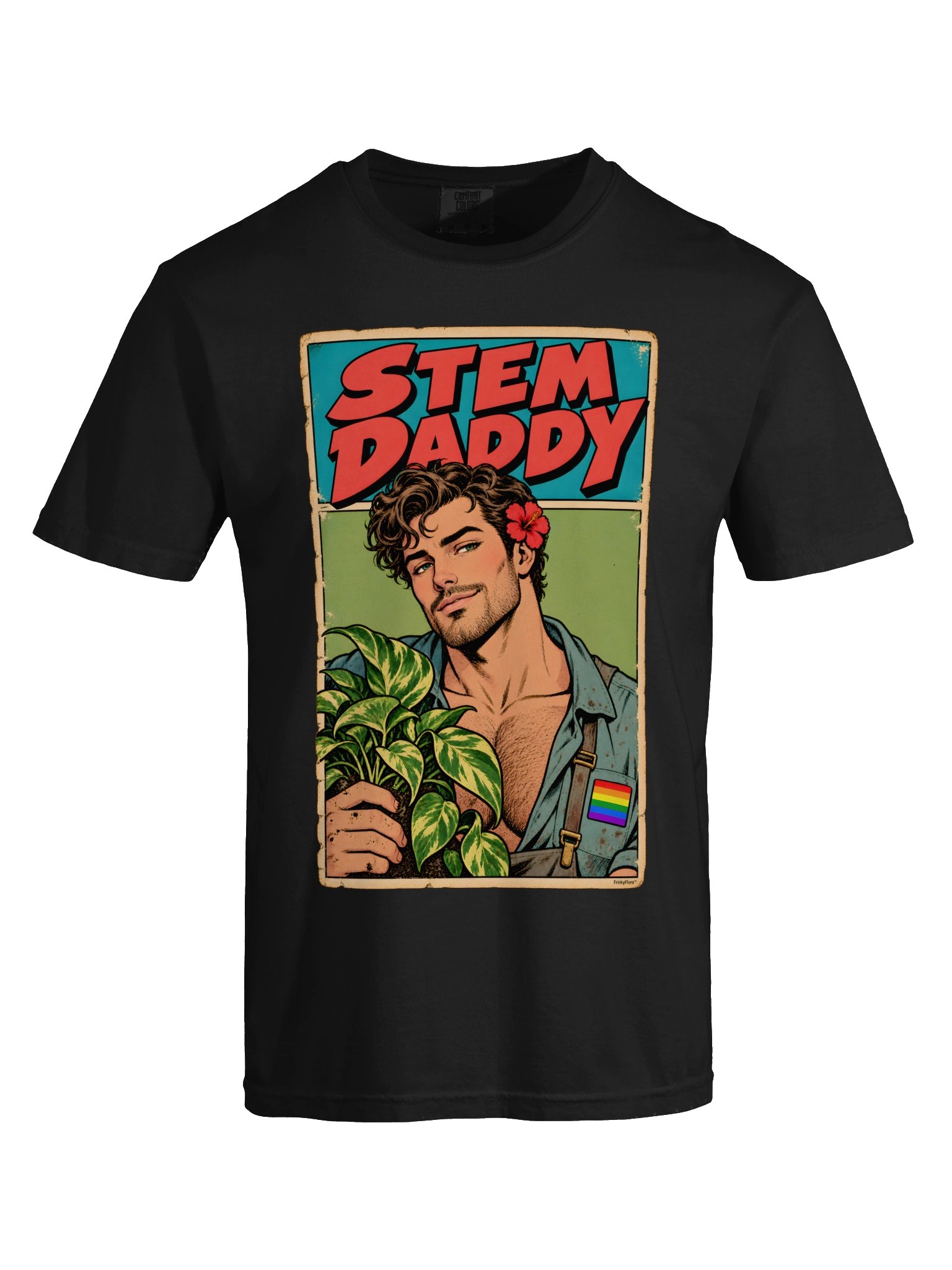 STEM Daddy Retro Pride Plant Tee product image (1)