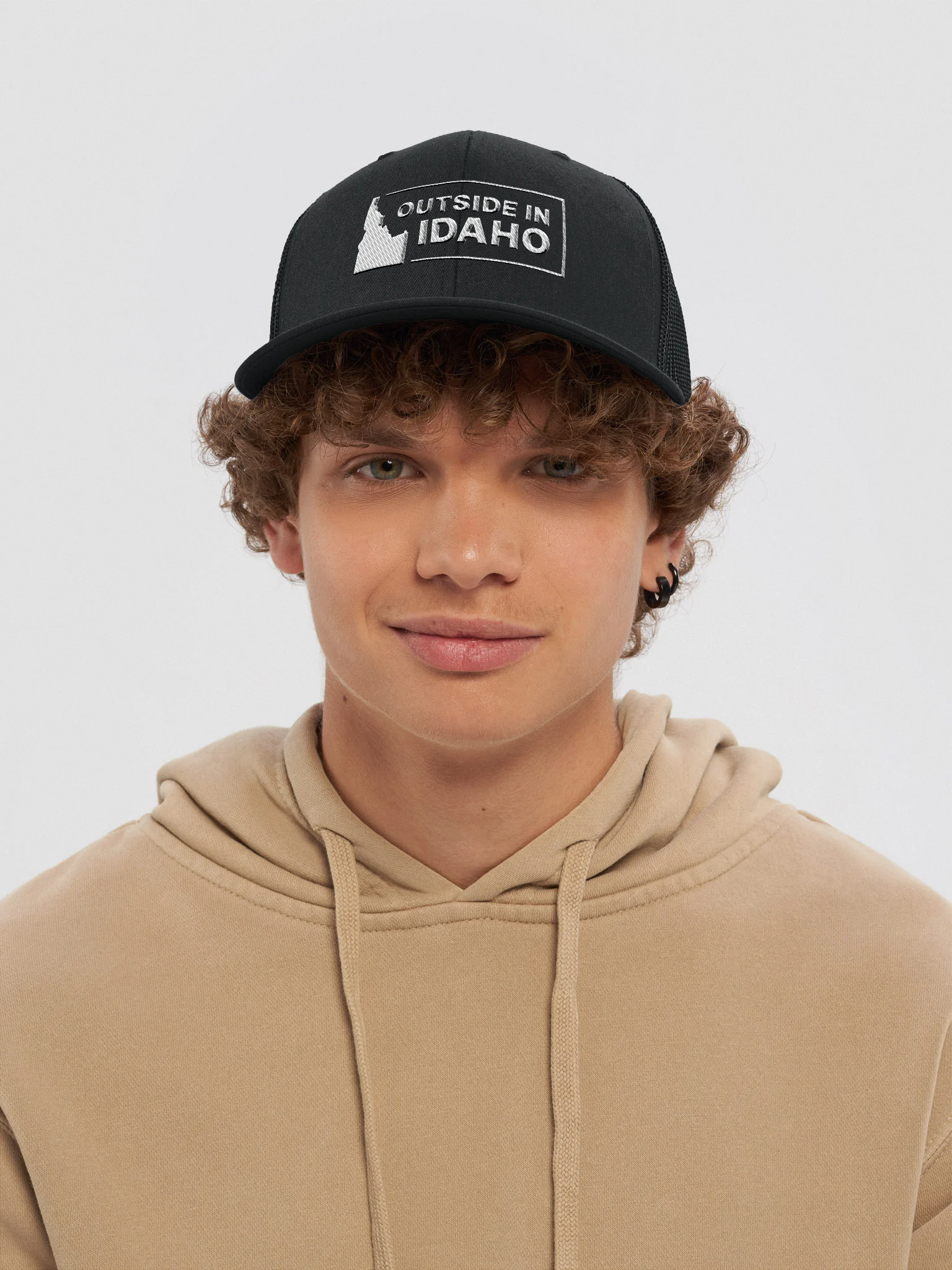 Outside in Idaho Snapback Trucker Hat product image (5)