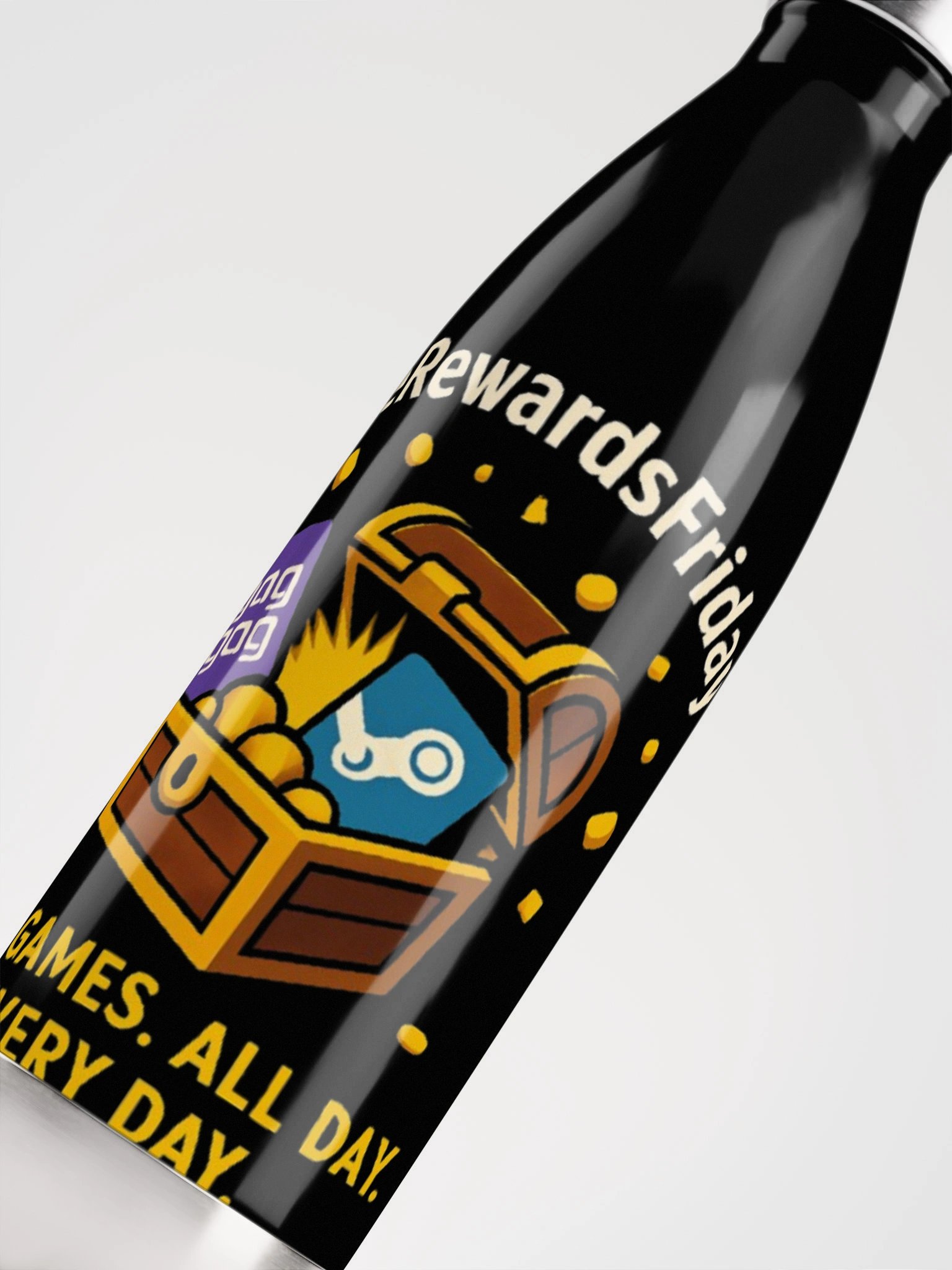 someRewardsFriday Treasure Stainless Steel Bottle product image (5)