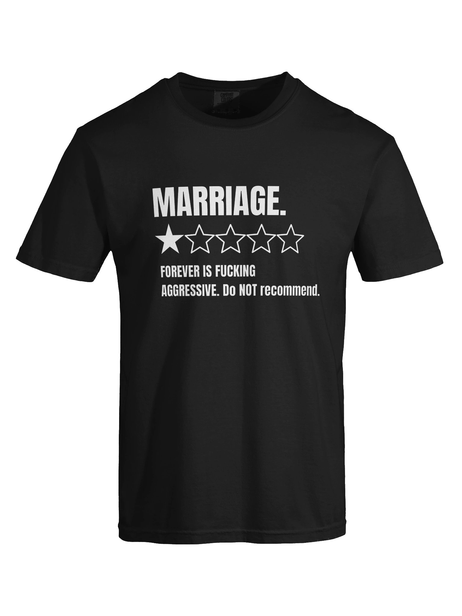 Men’s Funny Graphic T-Shirt Marriage Review Rating product image (5)